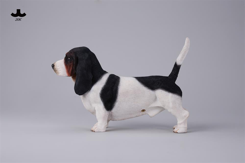 JXK Basset Hound Dog Model Animal Figure