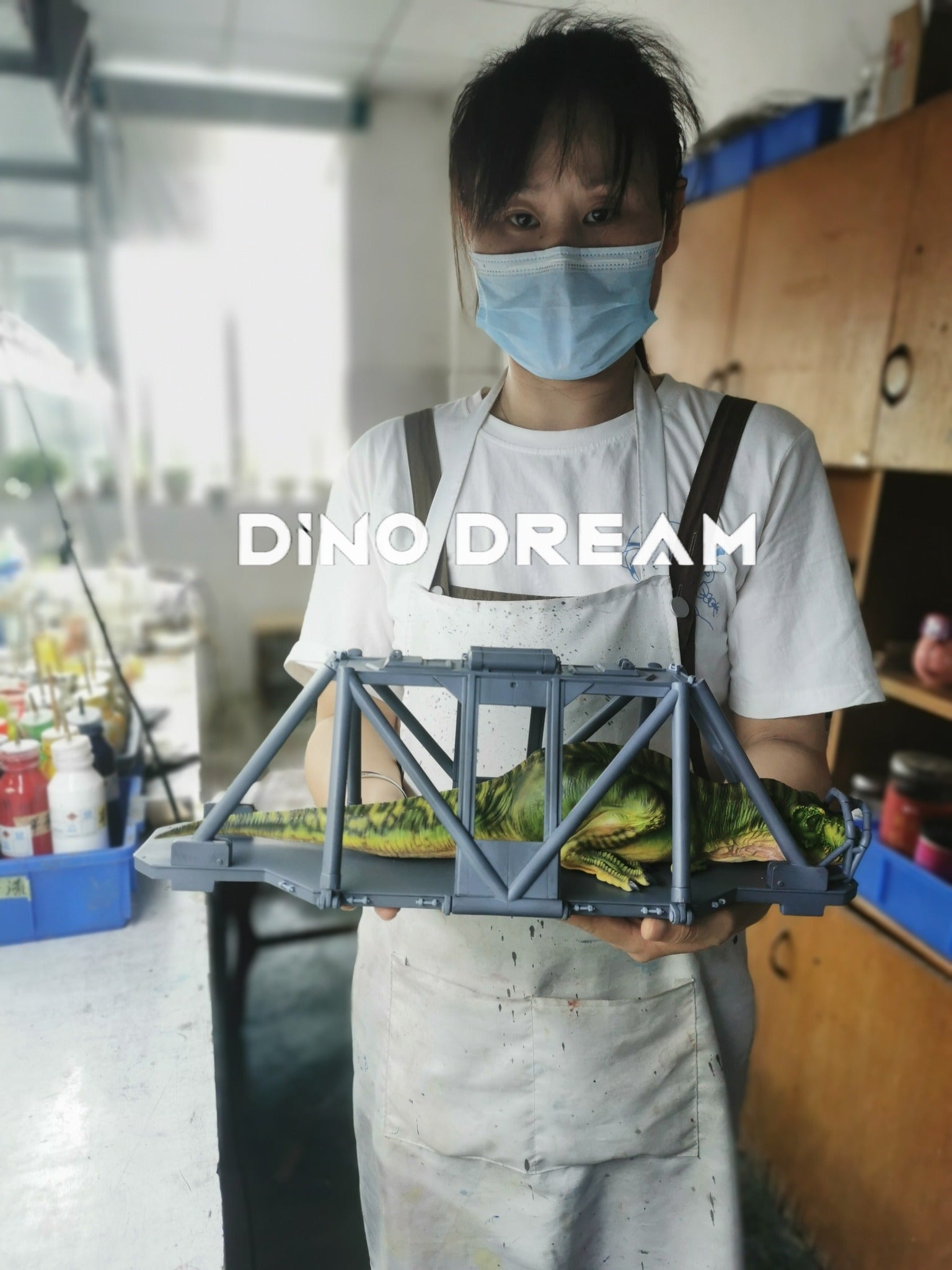 DINO DREAM 1/30 Scale Sleeping Trex Scene