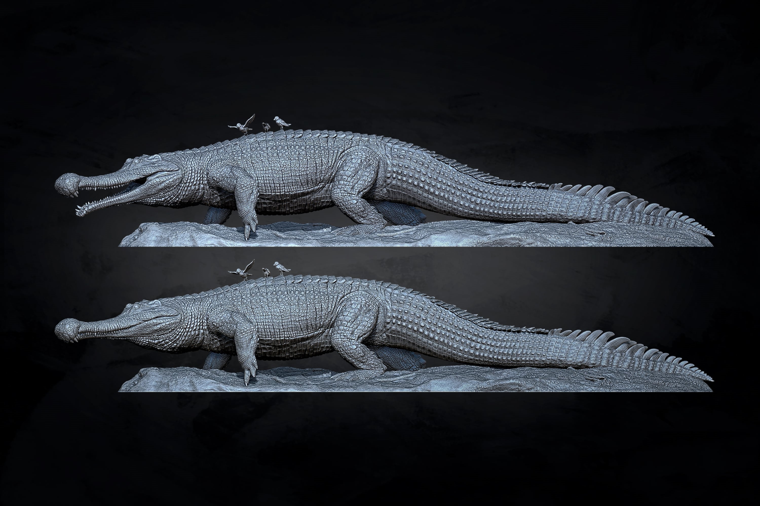 Anningpale 1:18 Scale Sarcosuchus imperator Model