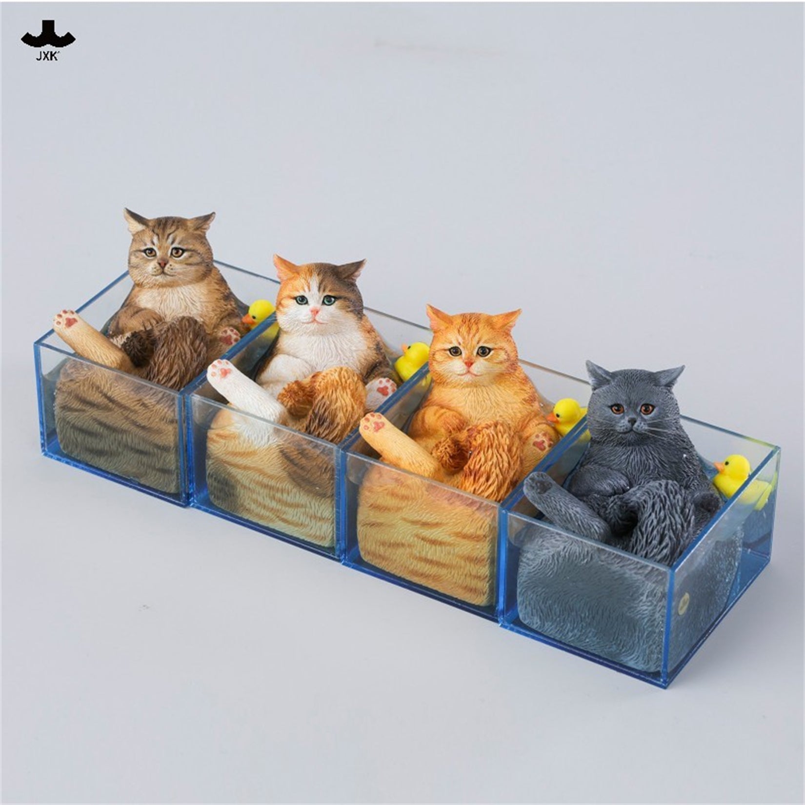 JXK Bubble Bath Cats Model