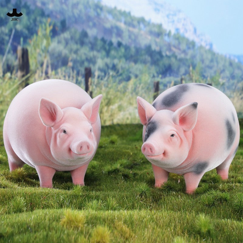 JXK Plump and Round Fat Pig Model