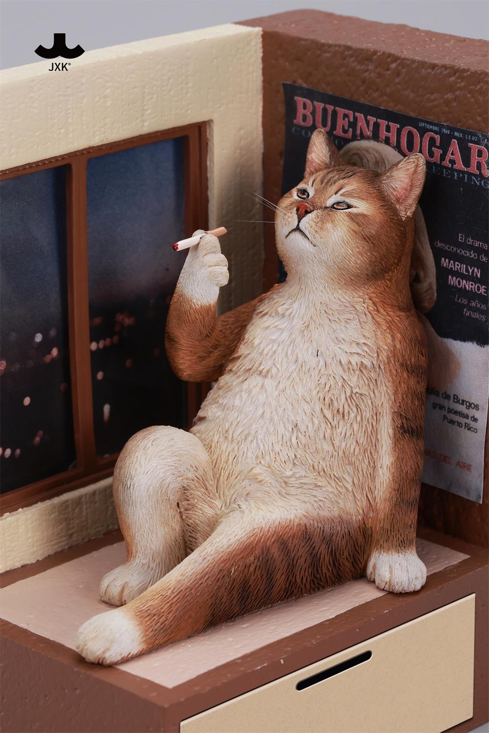 JXK Cat at the Windowsill Model