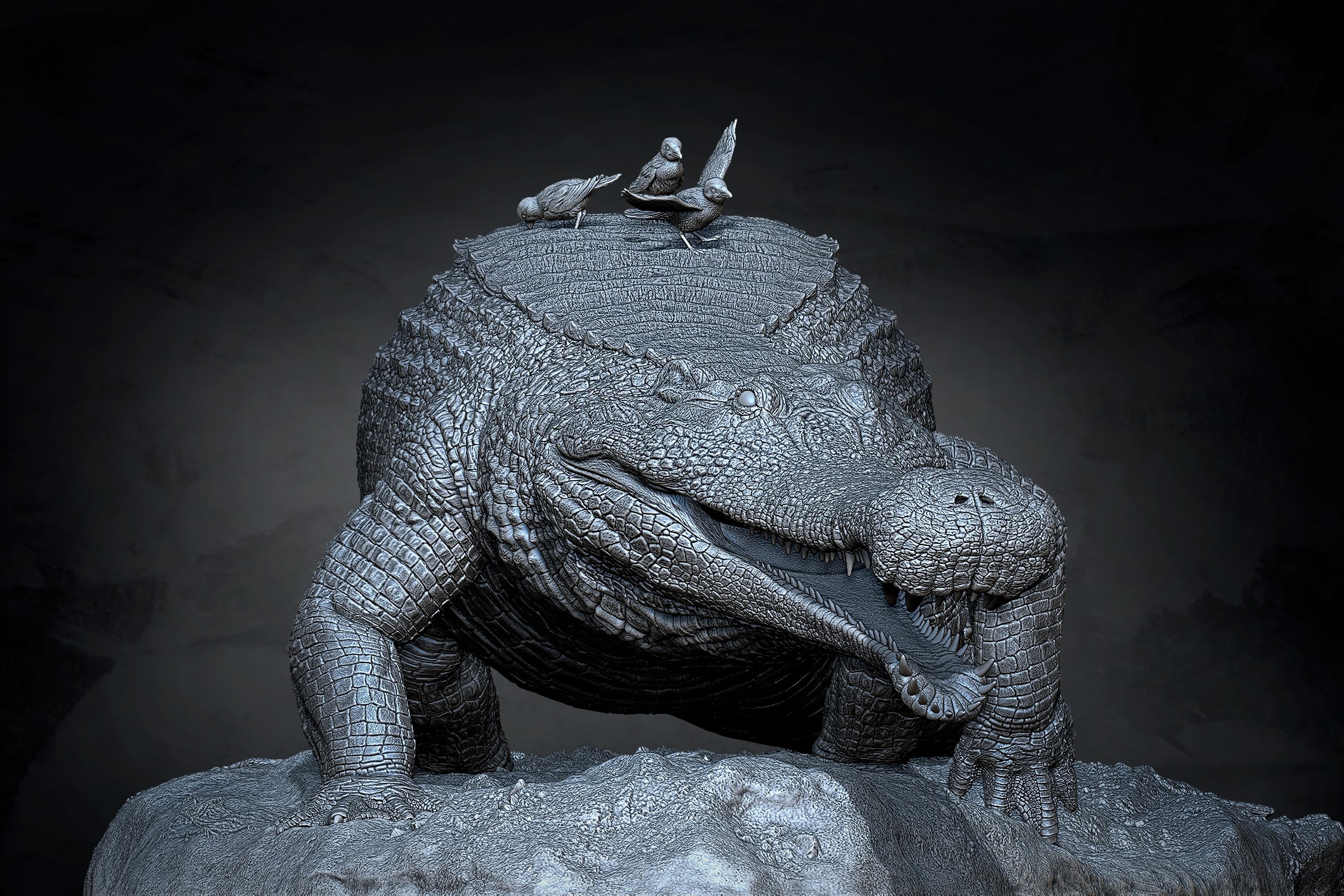 Anningpale 1:18 Scale Sarcosuchus imperator Model