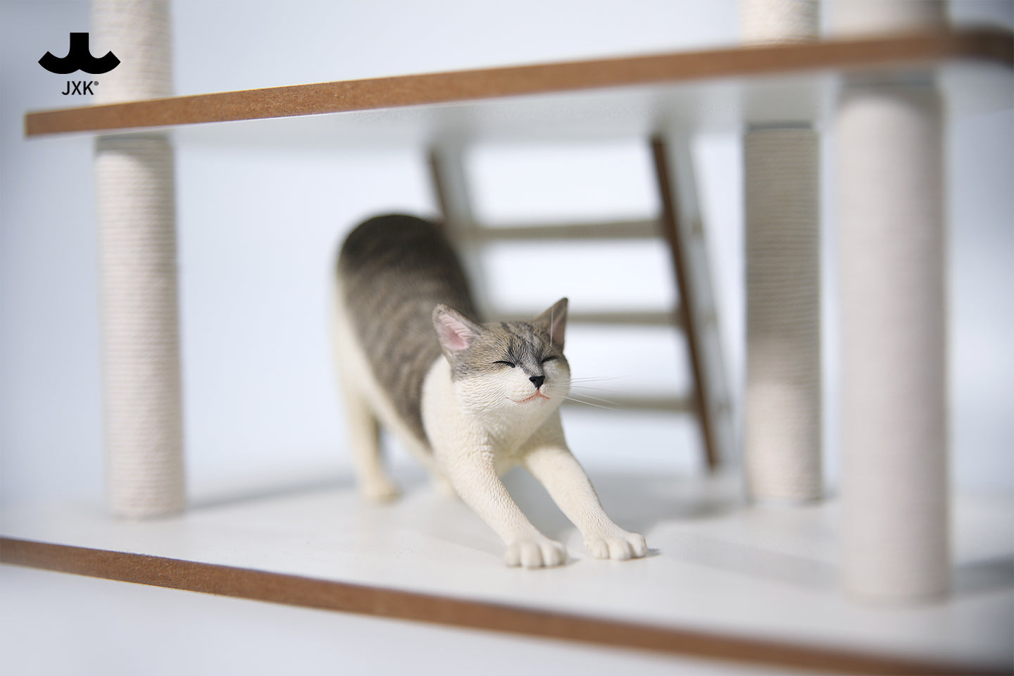 JXK 1/6 Stretching Cat Model