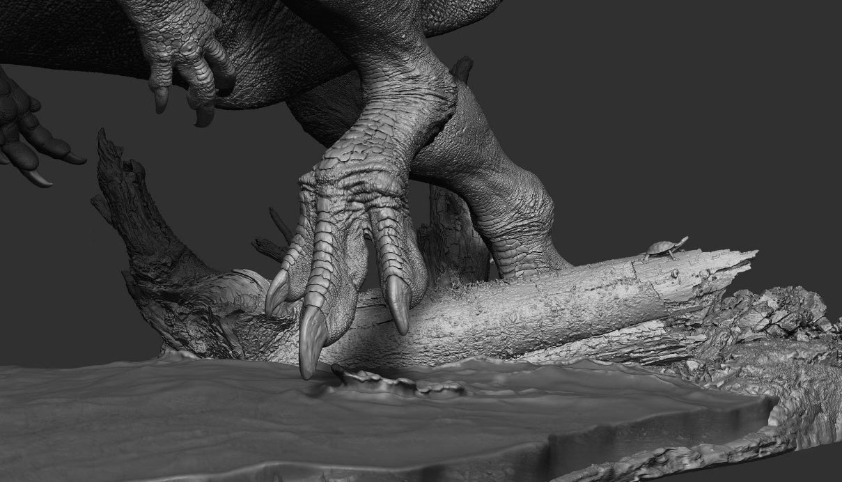 SHOWANNA Ceratosaurus dentisulcatus Model