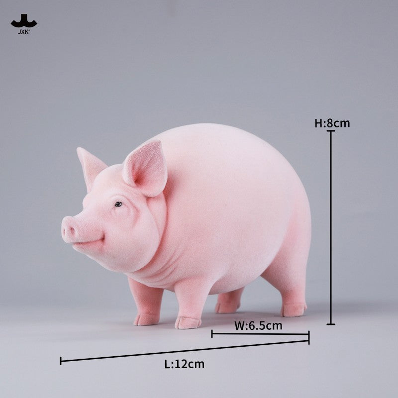 JXK Plump and Round Fat Pig Model