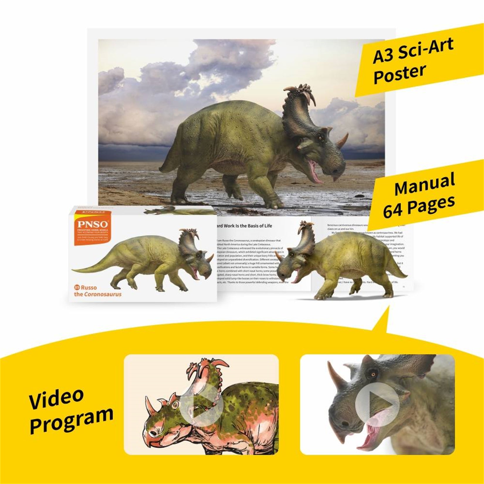 PNSO 89 Russo Coronosaurus Model