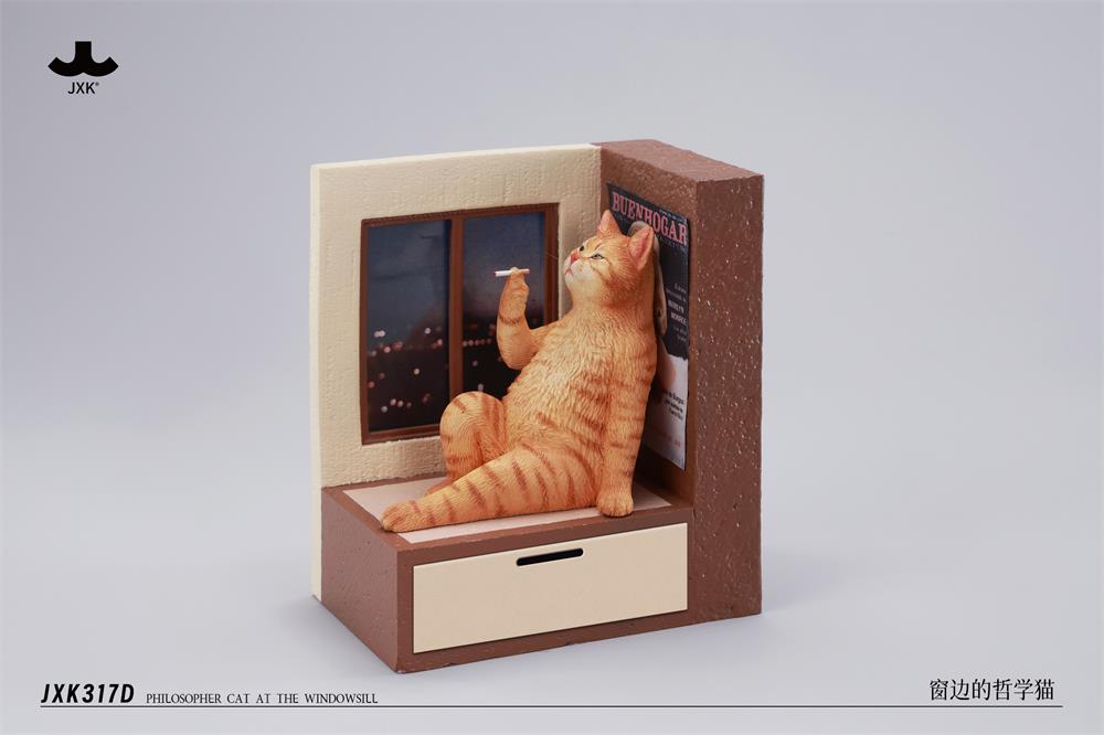 JXK Cat at the Windowsill Model