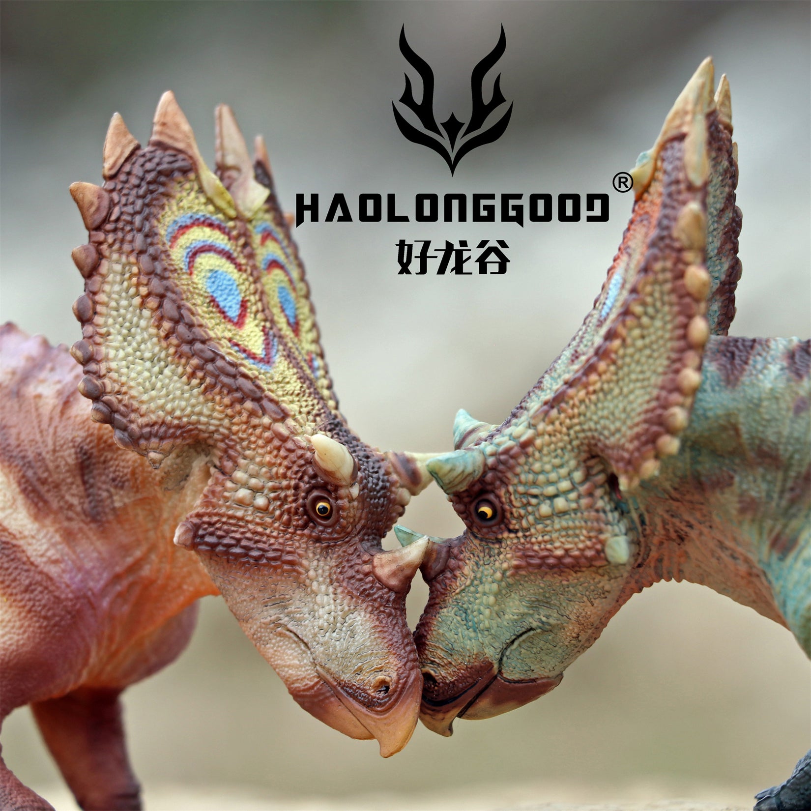 HAOLONGGOOD 1:35 Scale Utahceratops Model