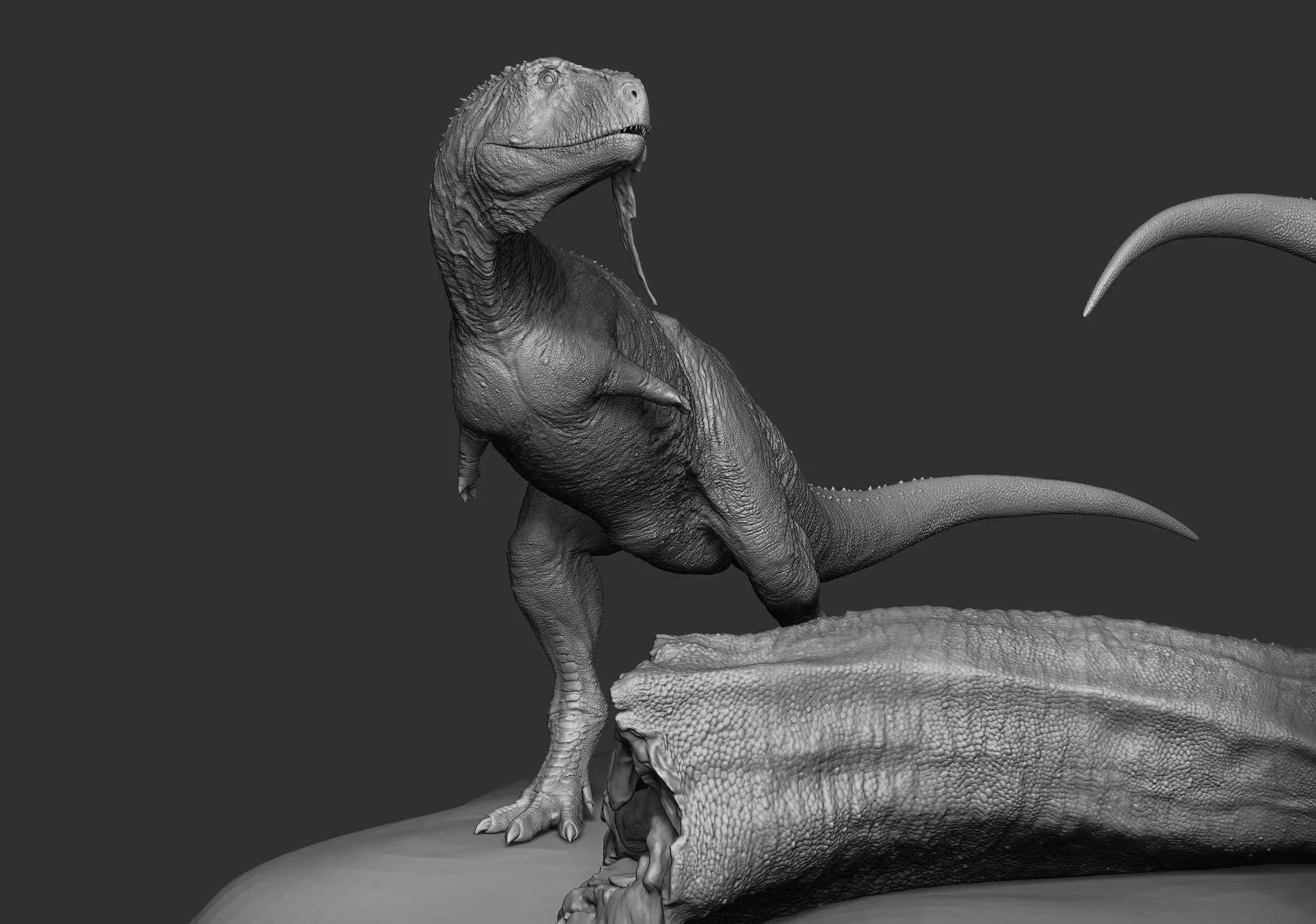 SHOWANNA 1:15 Scale Mapusaurus SCENE STATUE Painted Version