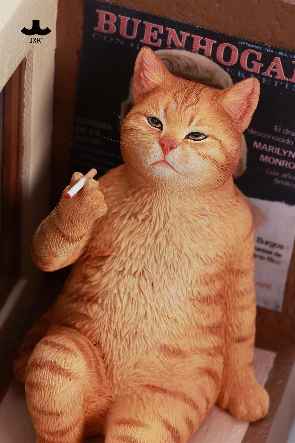 JXK Cat at the Windowsill Model