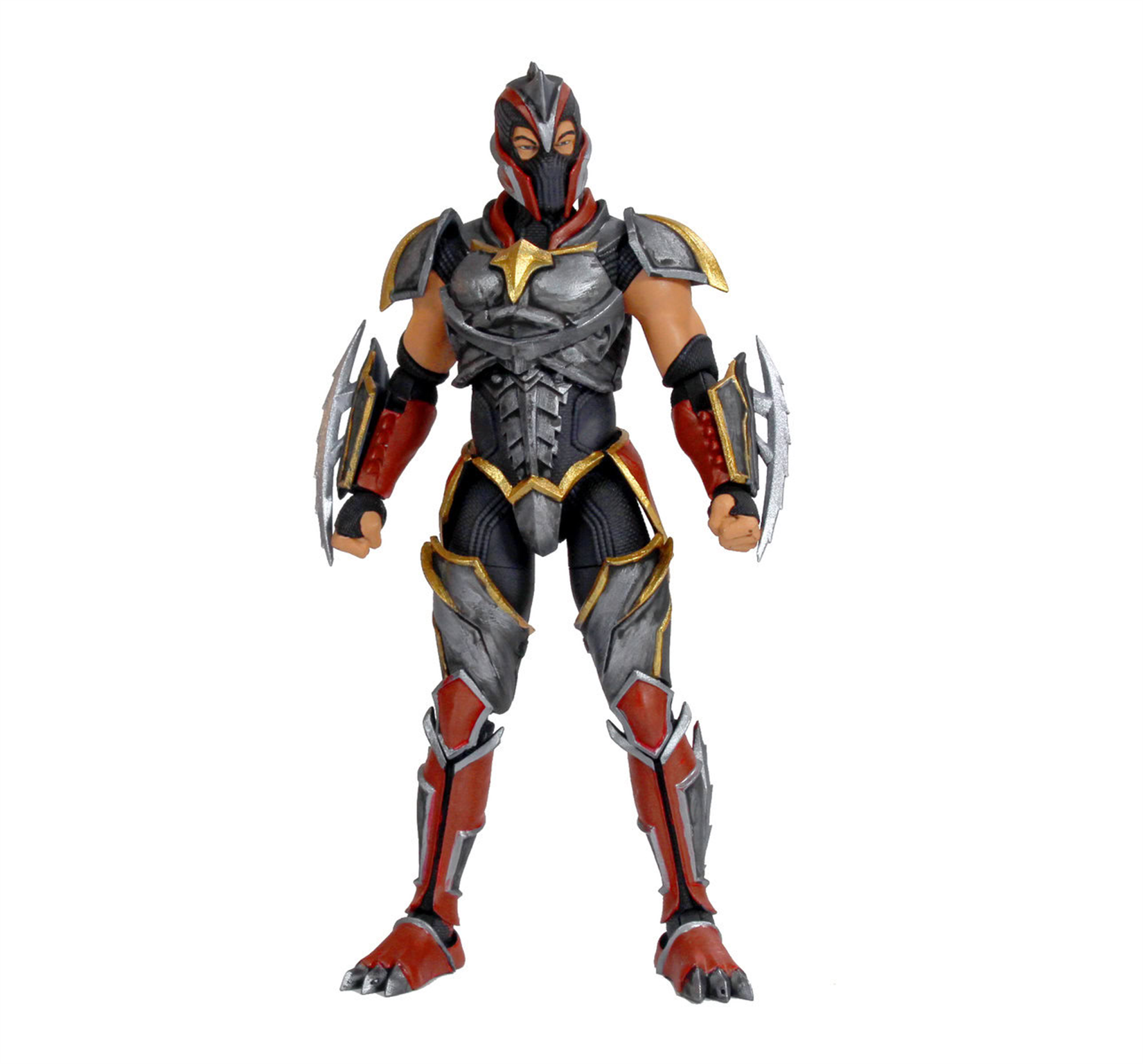 Beasts of the Mesozoic Fire Guard Trooper- Achillobator rider- Cyberzoic 1/18th scale action figure