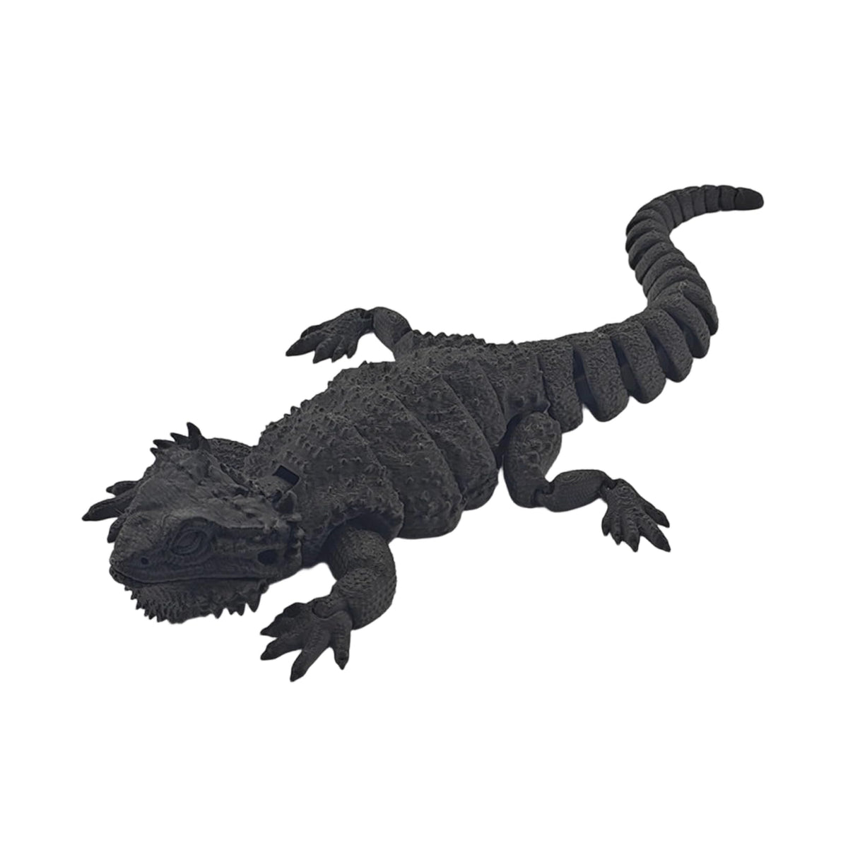 3D Printed Articulated Bearded Dragon Movable Lizard Animal Model