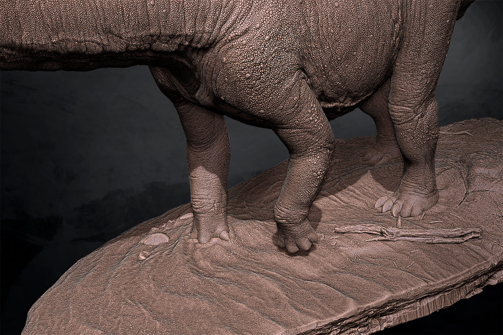 Anningpale 1:35 Scale Maraapunisaurus Model
