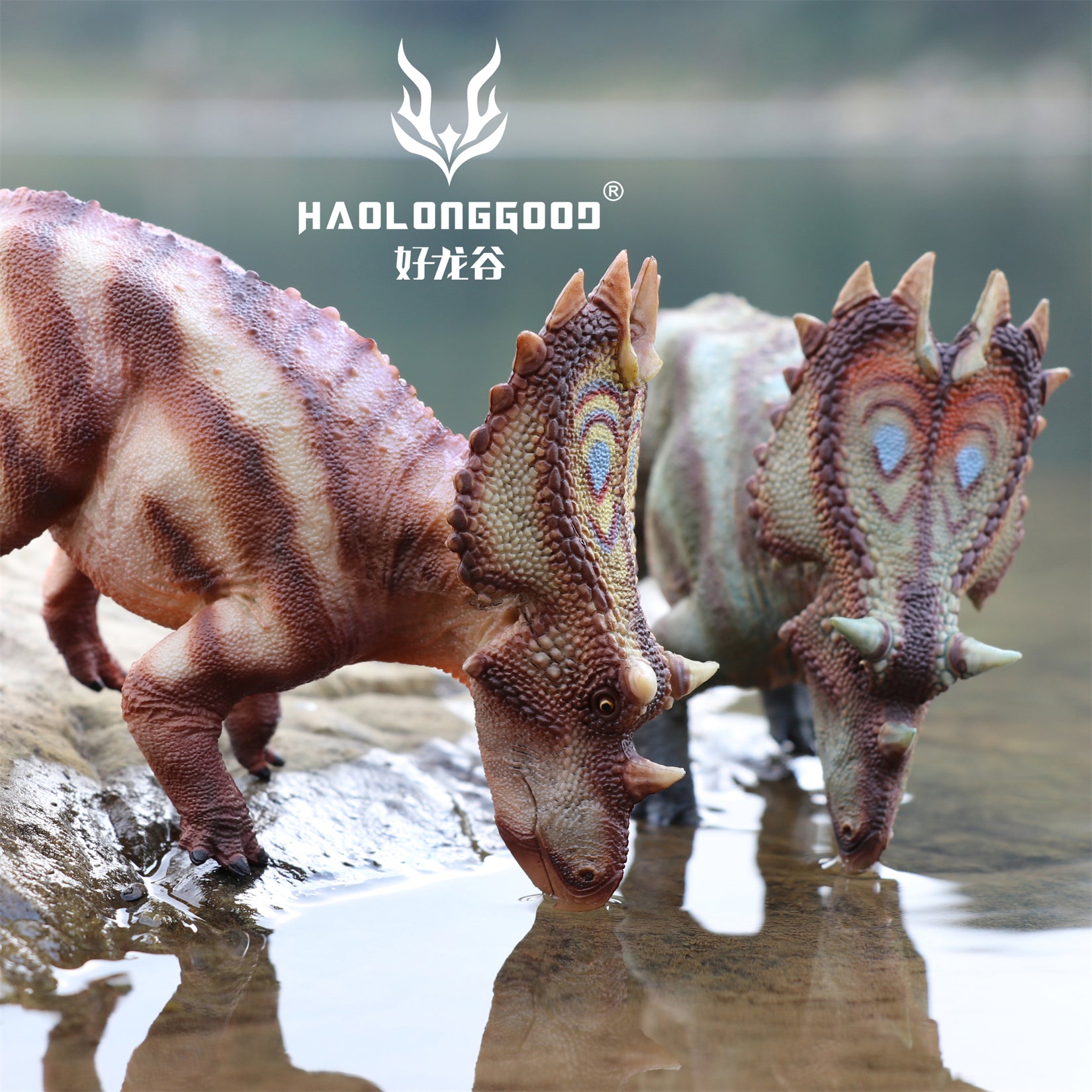 HAOLONGGOOD 1:35 Scale Utahceratops Model