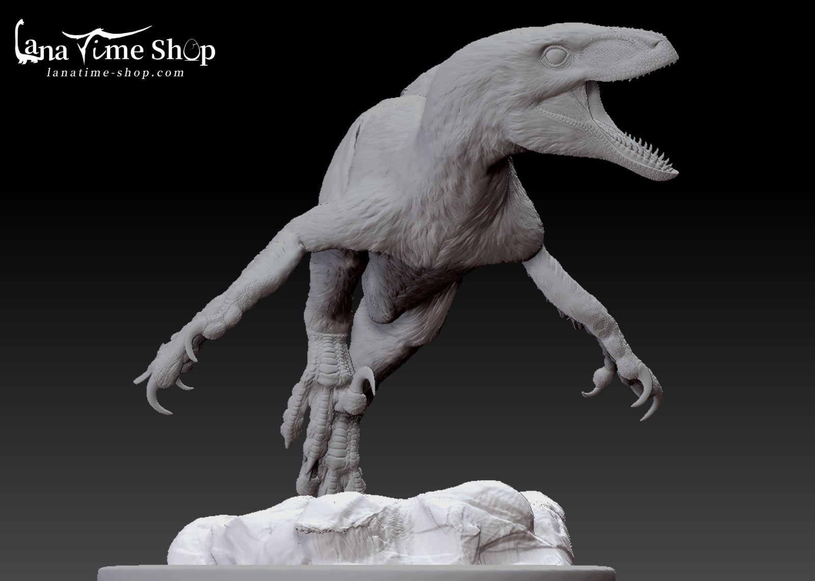 LANATIMESHOP 1:35 Scale Utahraptor Spike Model