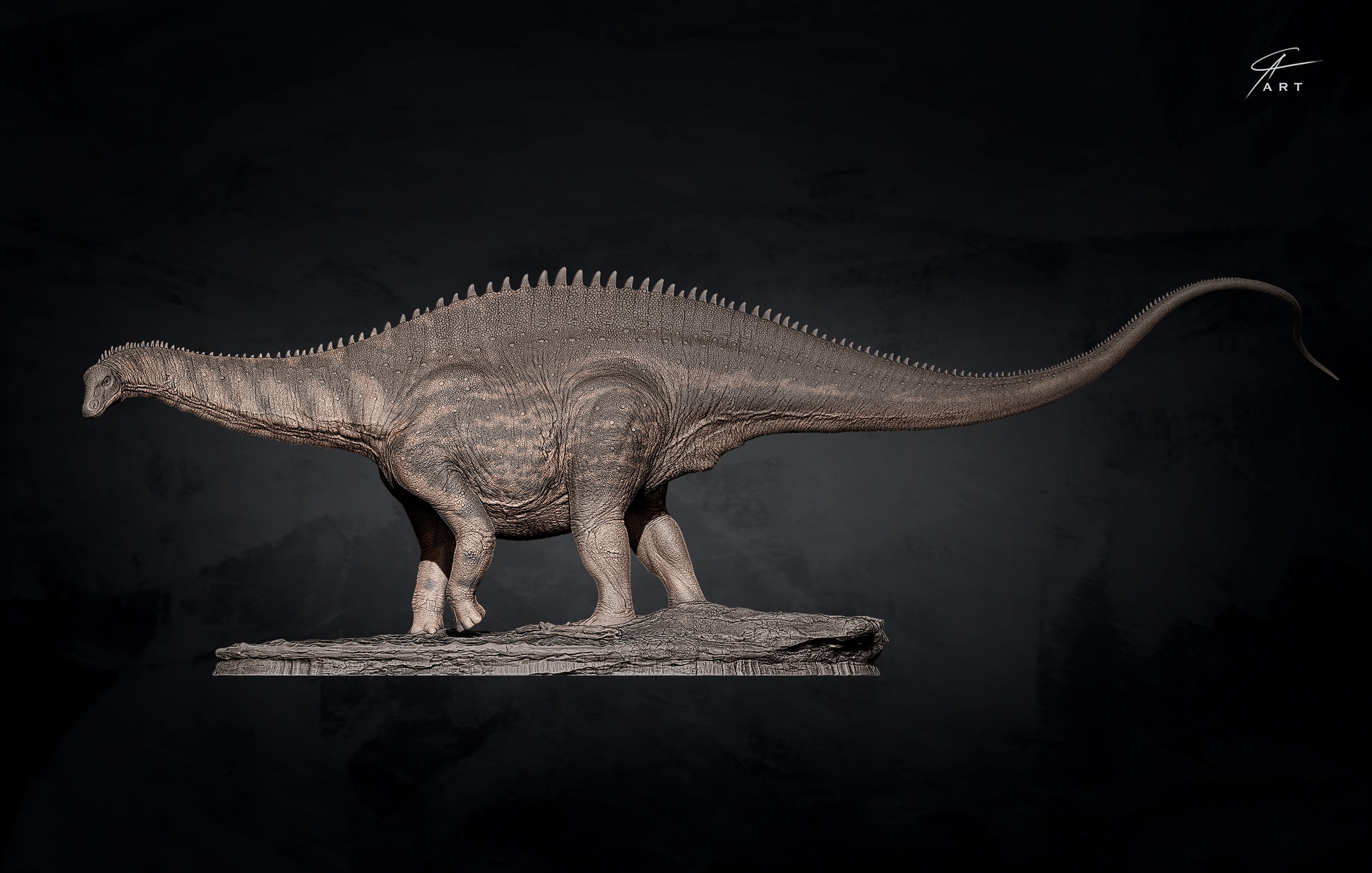 Anningpale 1:35 Scale Maraapunisaurus Model