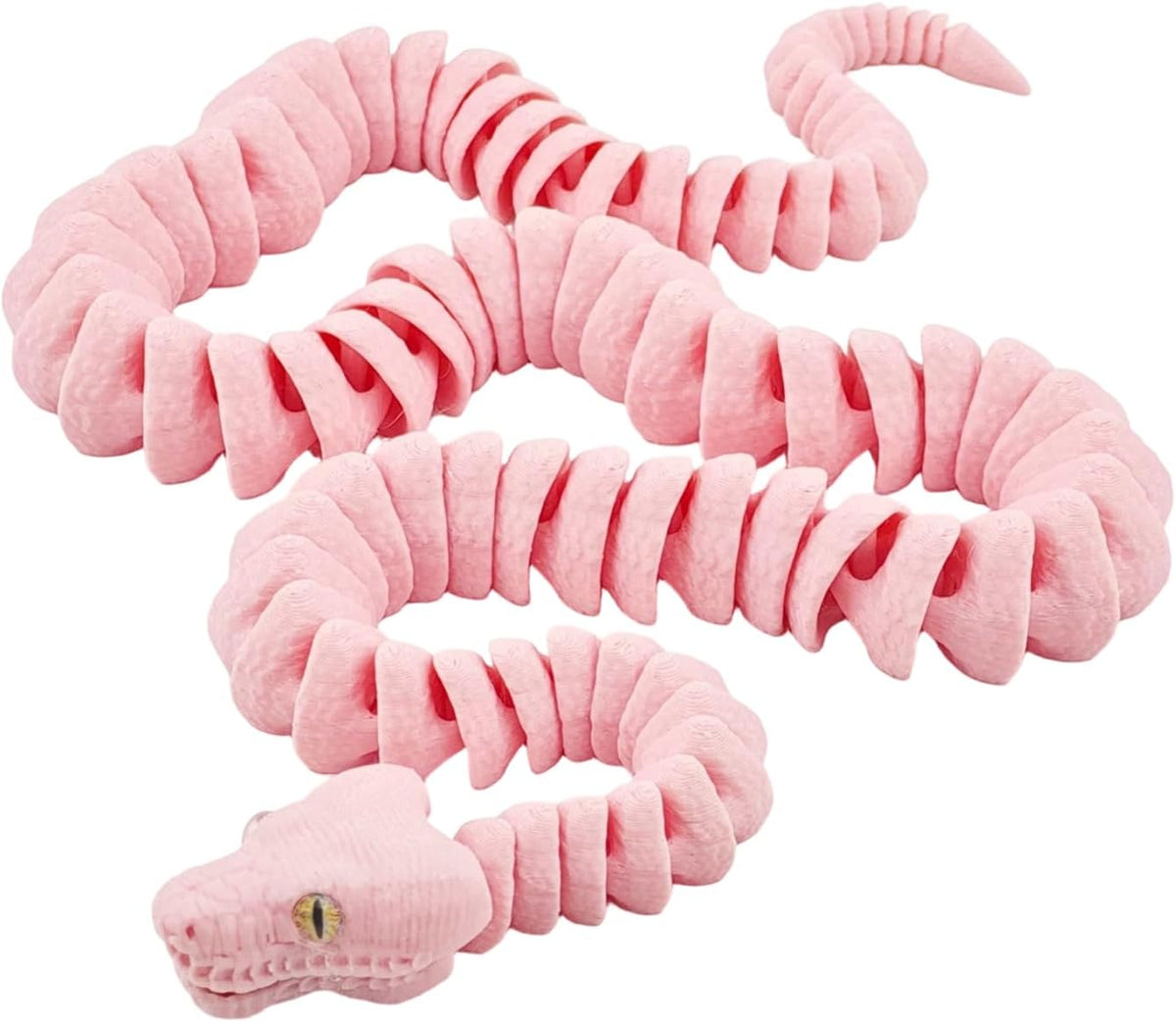 3D Printed Giant Python Articulated Figure Snake Model Collector
