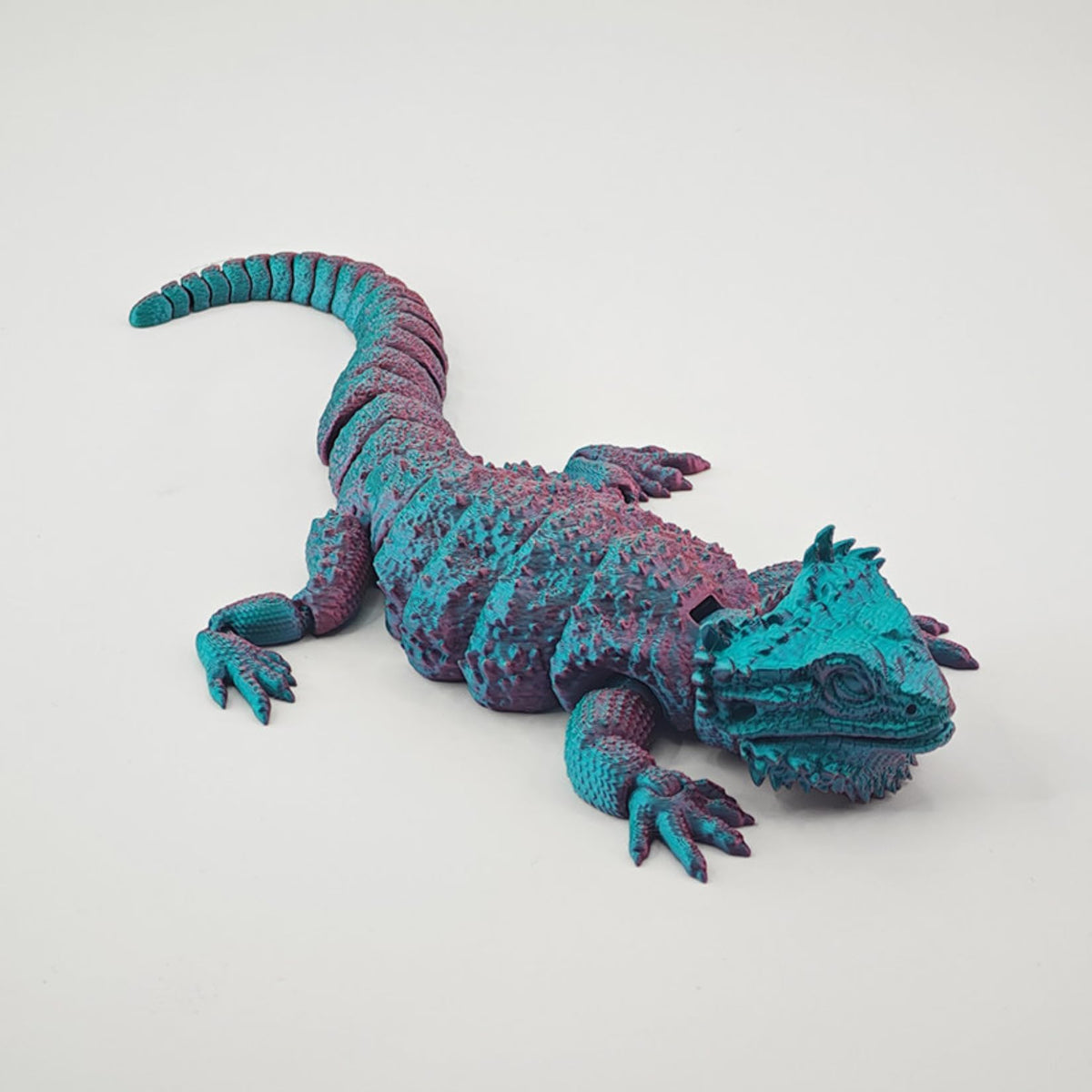 3D Printed Articulated Bearded Dragon Movable Lizard Animal Model