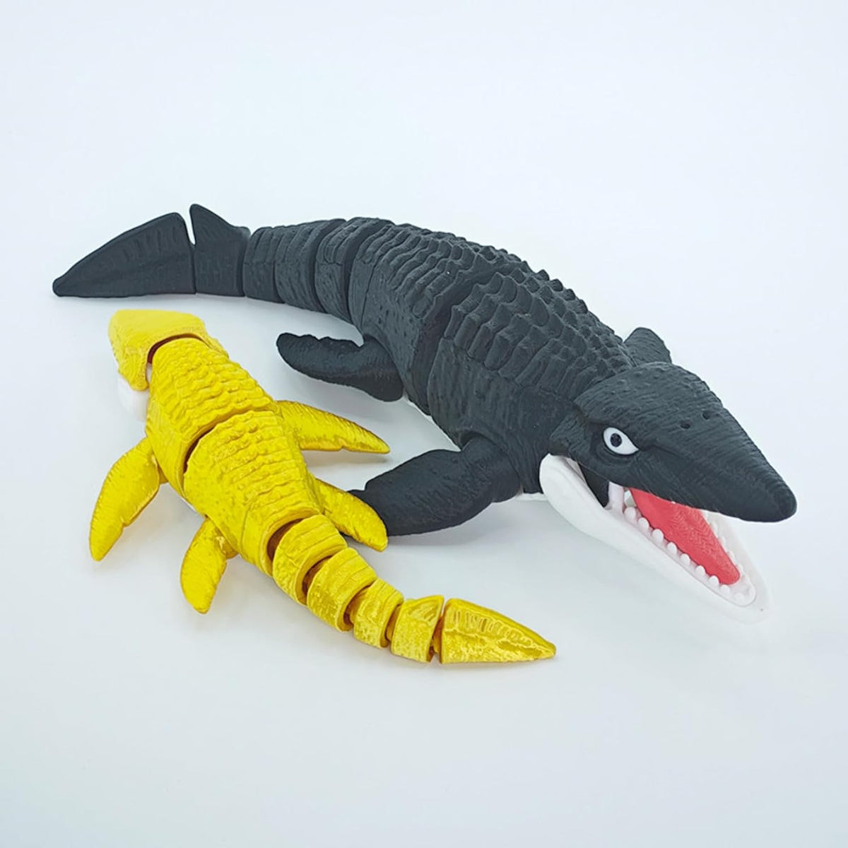 3D Printed Articulated Mosasaurus Figure
