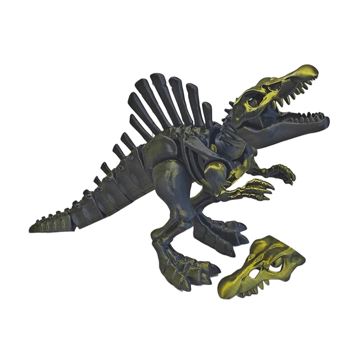 3D Printed Articulated Spinosaurus Figure Dinasaur Model