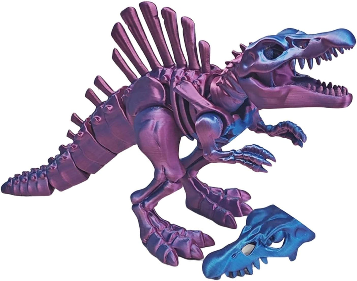 3D Printed Articulated Spinosaurus Figure Dinasaur Model