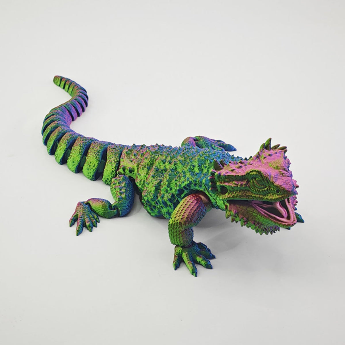 3D Printed Articulated Bearded Dragon Movable Lizard Animal Model