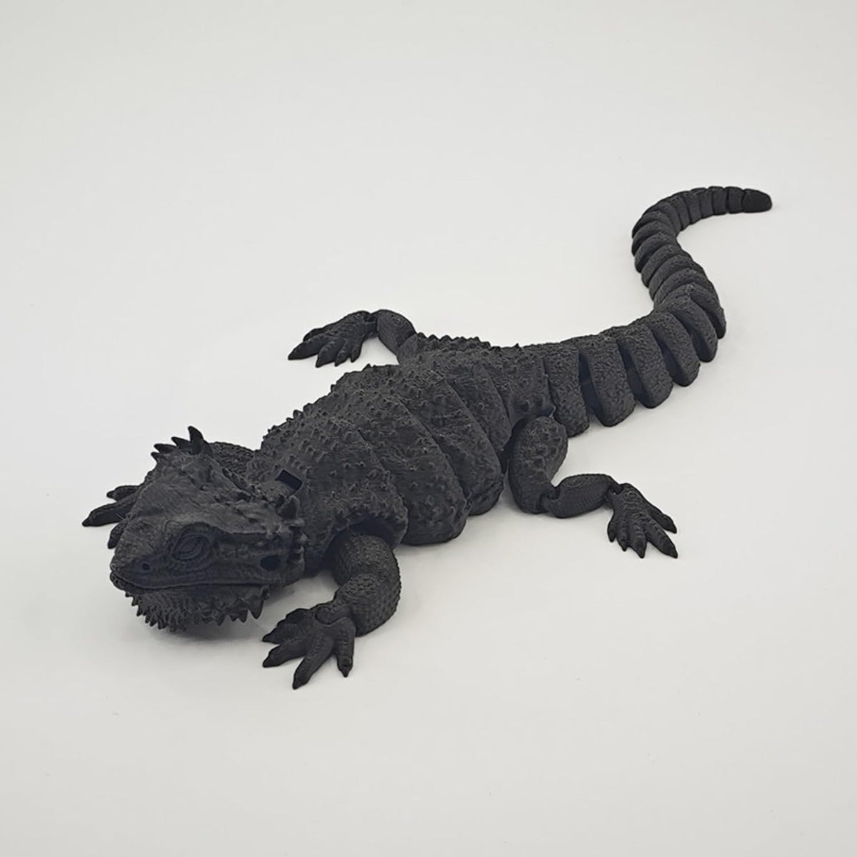 3D Printed Articulated Bearded Dragon Movable Lizard Animal Model