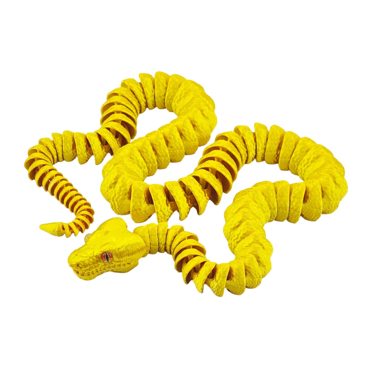 3D Printed Giant Python Articulated Figure Snake Model Collector