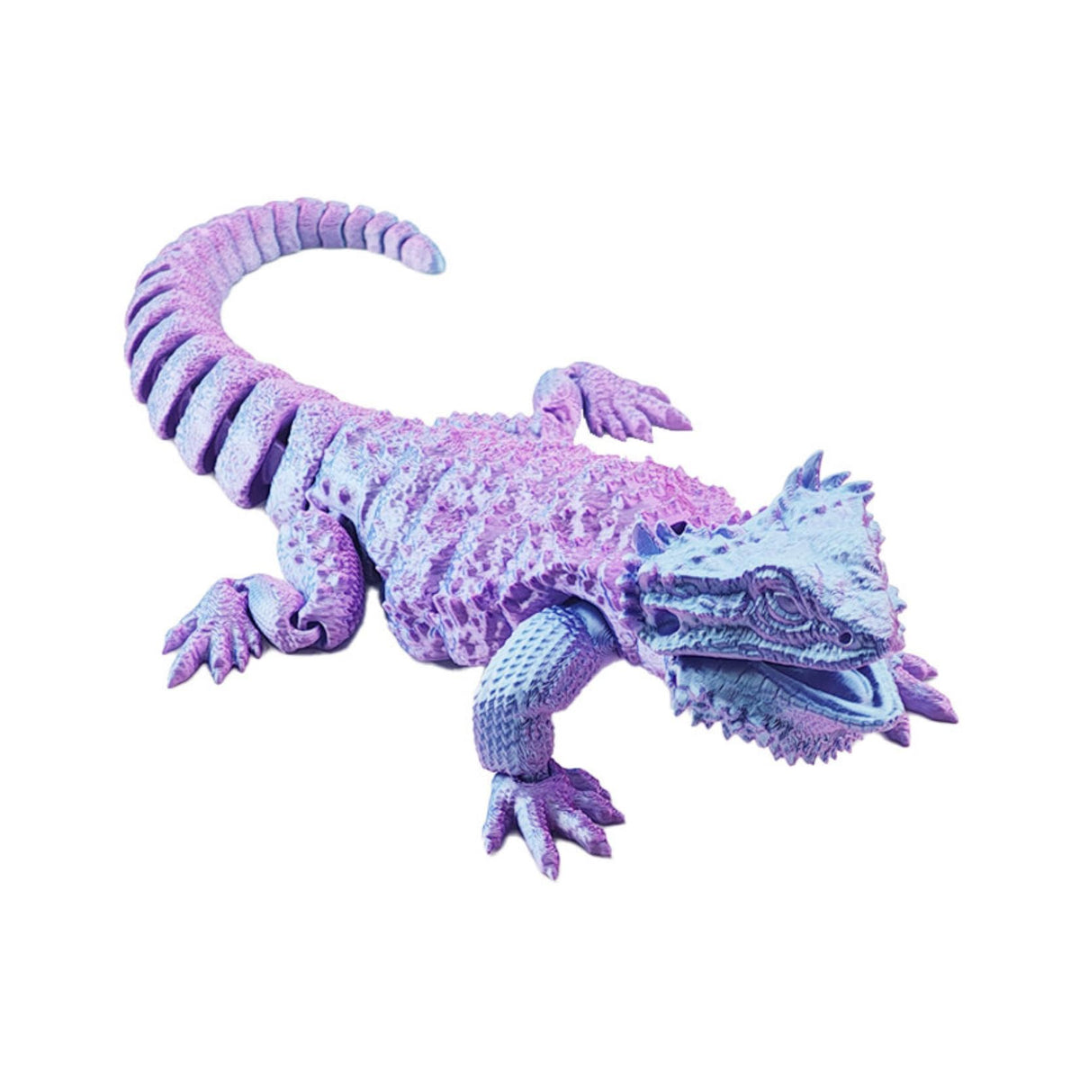 3D Printed Articulated Bearded Dragon Movable Lizard Animal Model
