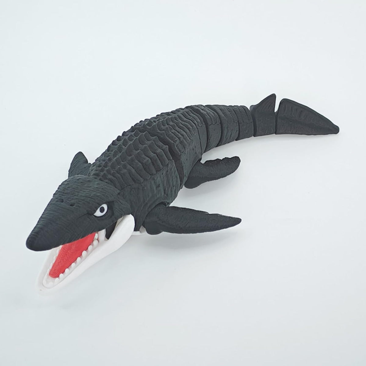 3D Printed Articulated Mosasaurus Figure