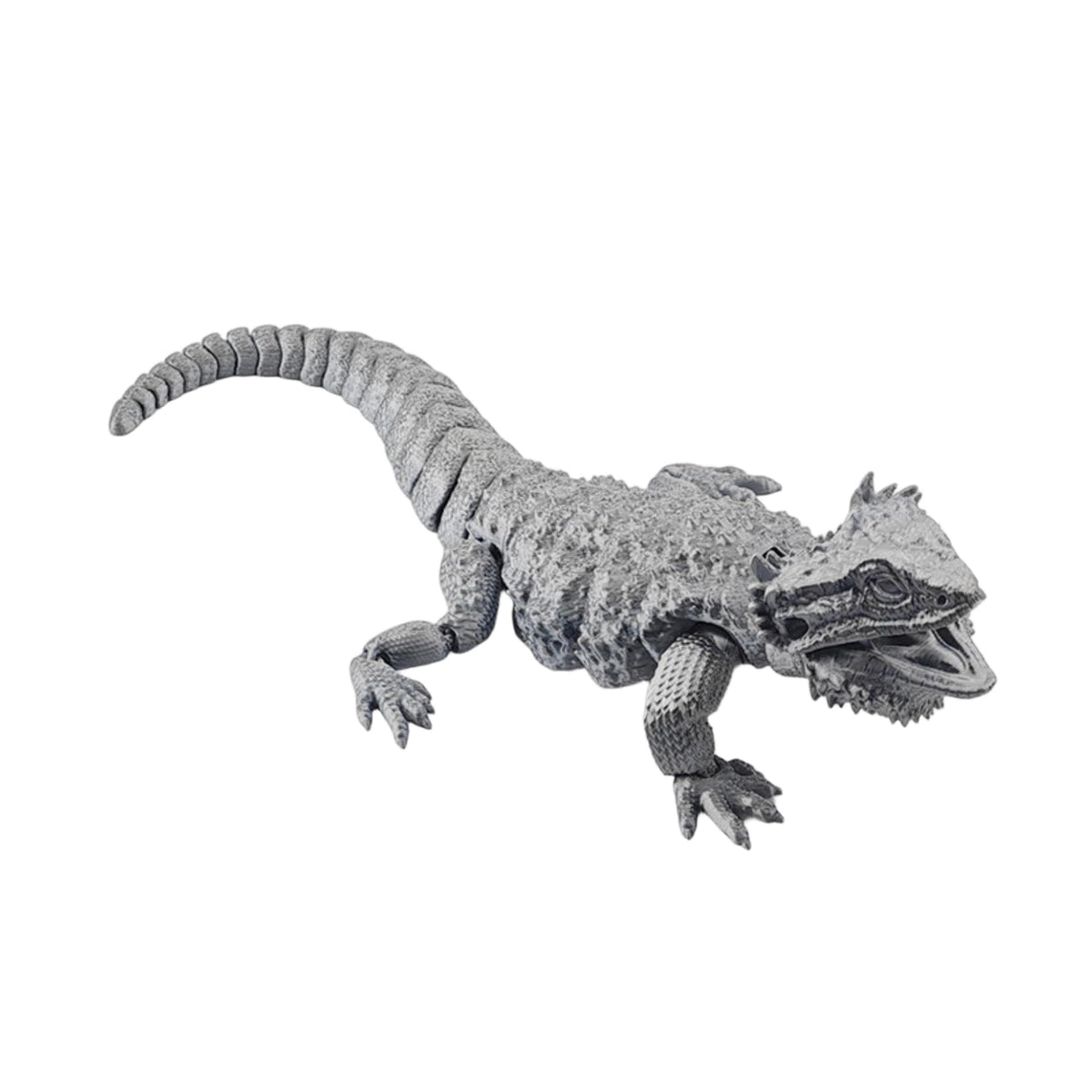 3D Printed Articulated Bearded Dragon Movable Lizard Animal Model