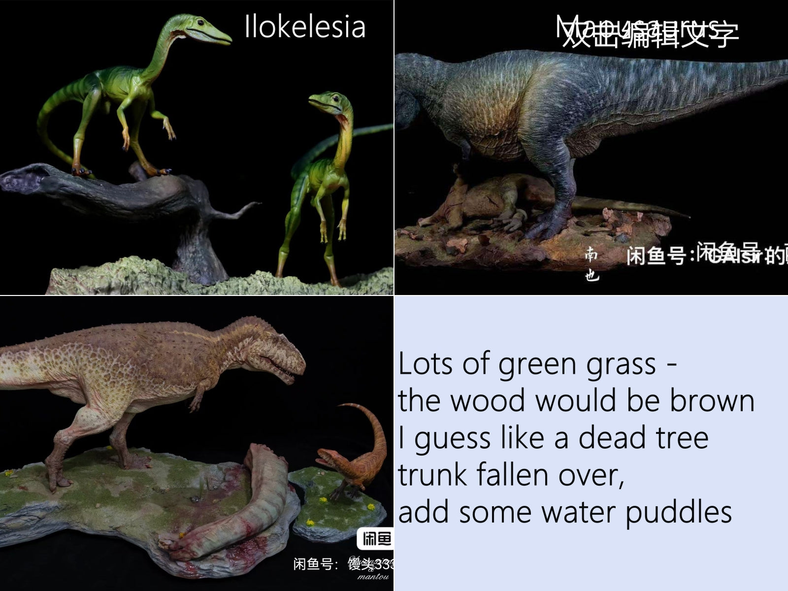 SHOWANNA 1:15 Scale Mapusaurus SCENE STATUE Painted Version