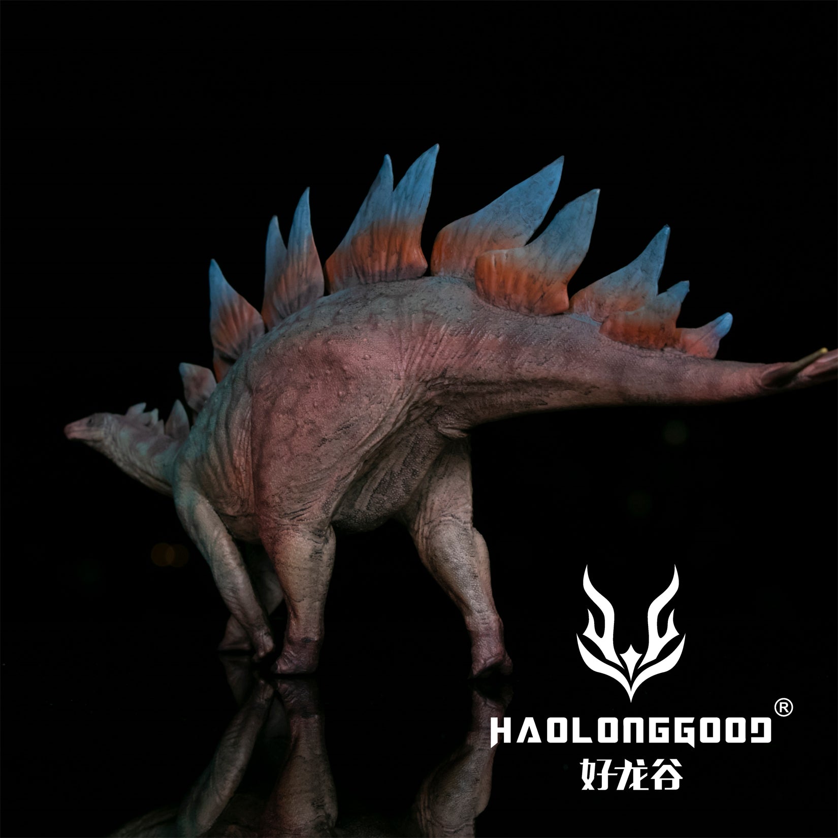 HAOLONGGOOD 1:35 Scale Stegosaurus Model