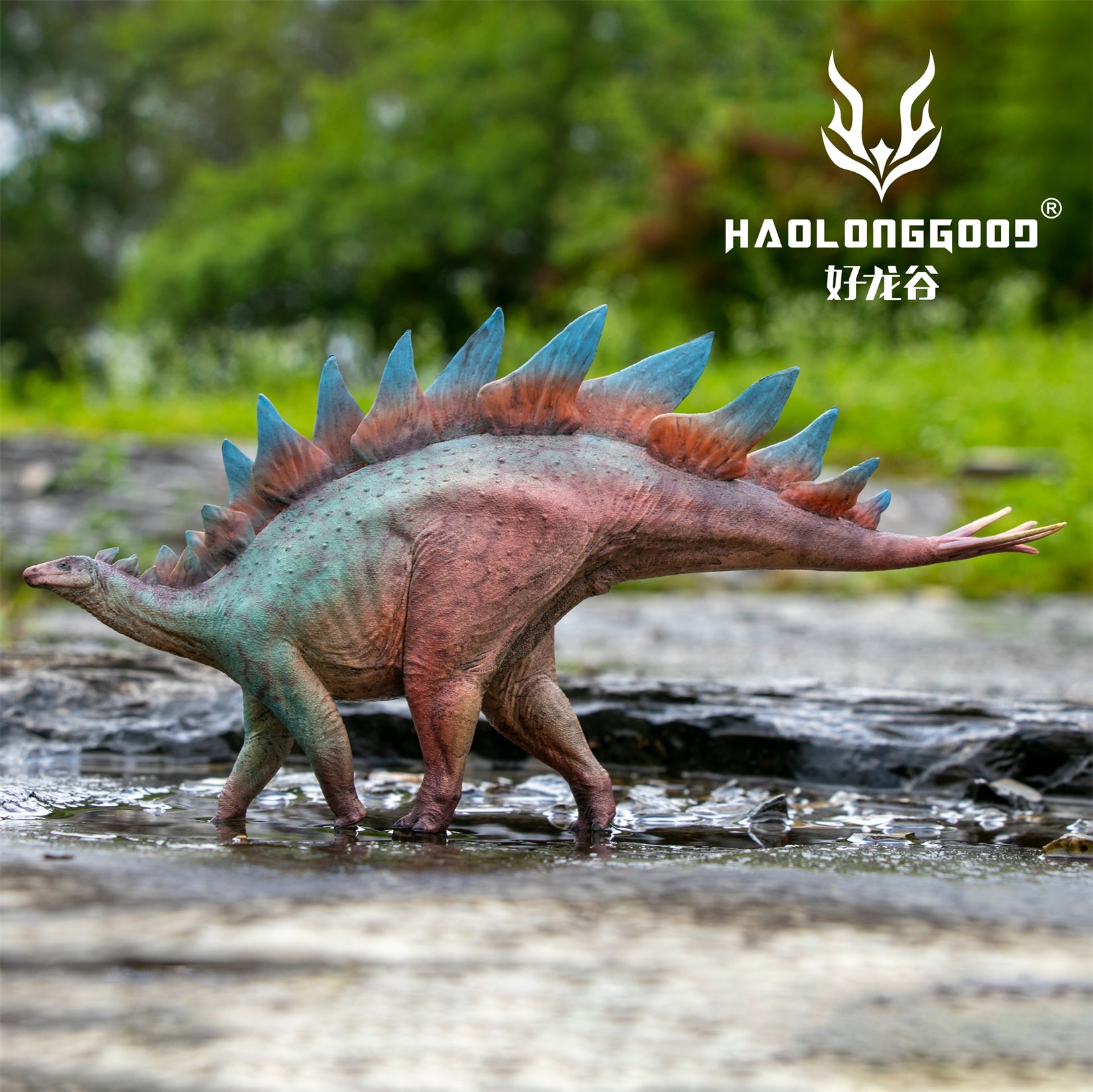 HAOLONGGOOD 1:35 Scale Stegosaurus Model