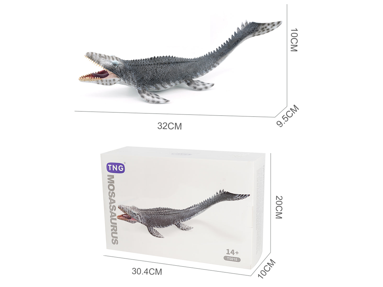 TNG Mosasaurus Figure