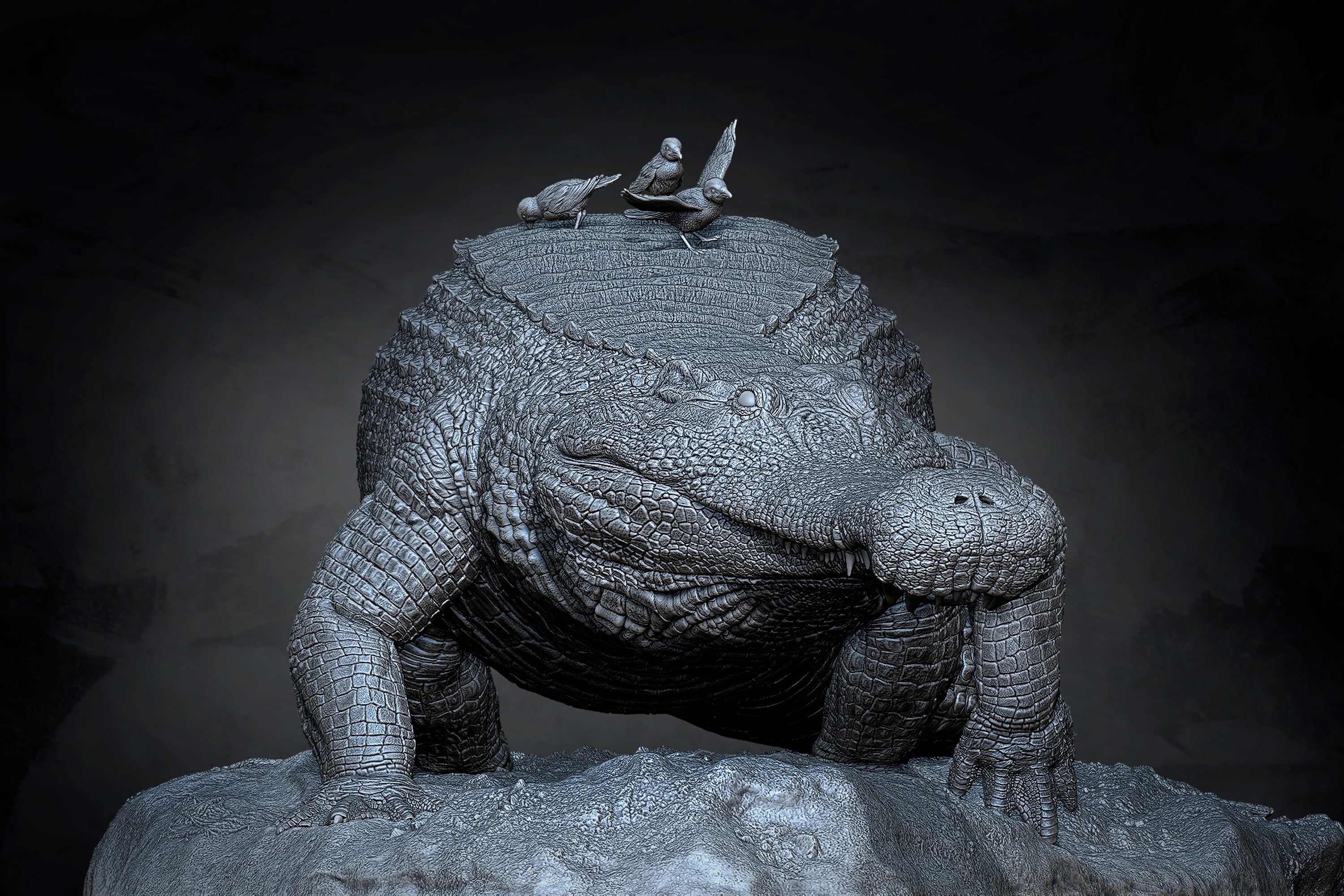 Anningpale 1:18 Scale Sarcosuchus imperator Model