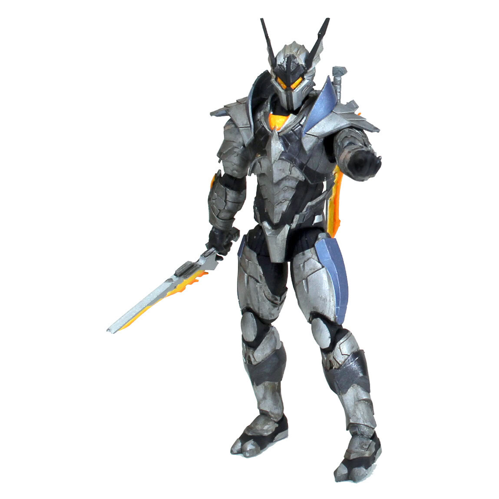 Beasts of the Mesozoic Argenteus- Allosaurus pilot- Cyberzoic 1/18th scale action figure