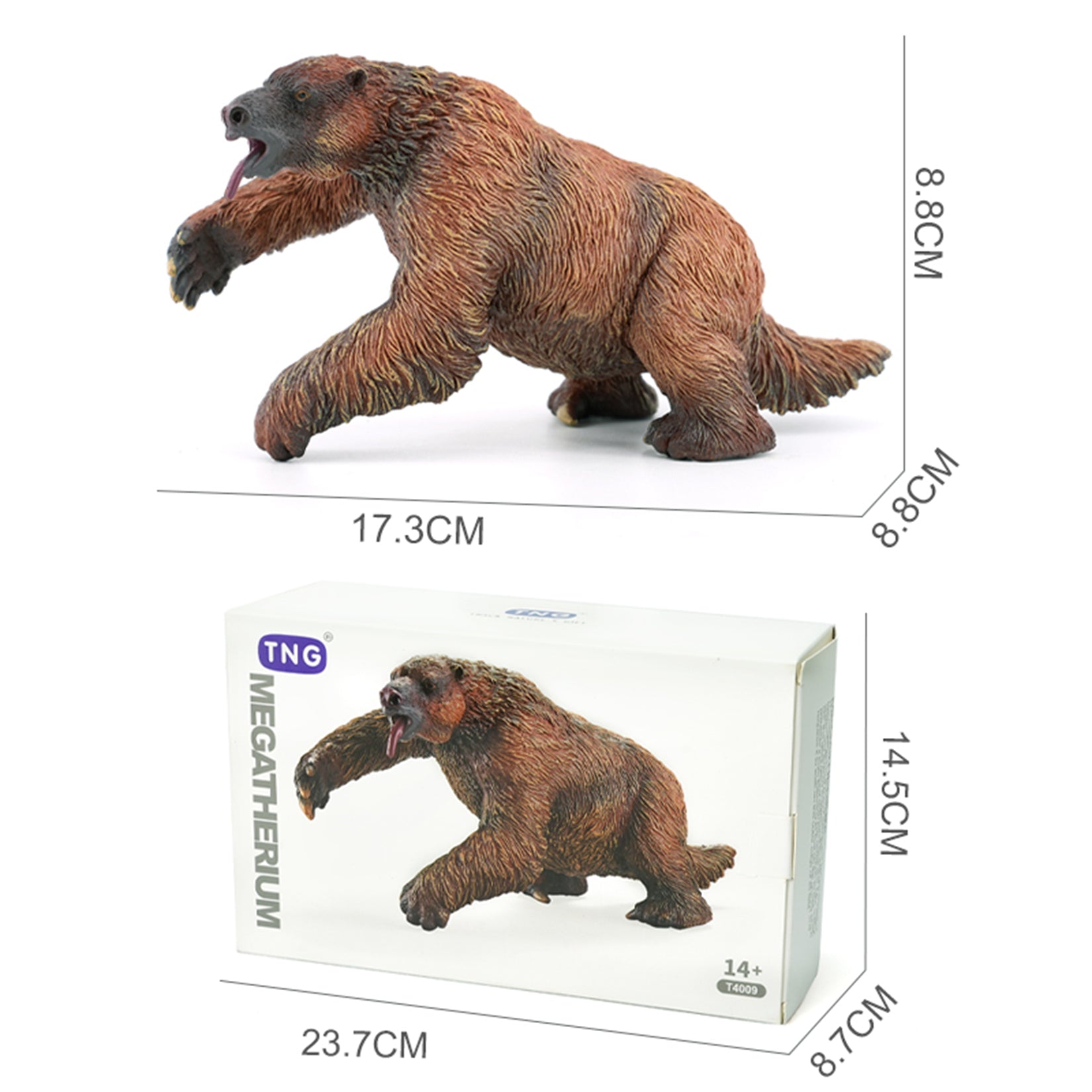 TNG Arsinoitherium Elasmotherium Megatherium Woolly Mammoth Stegodon Figure