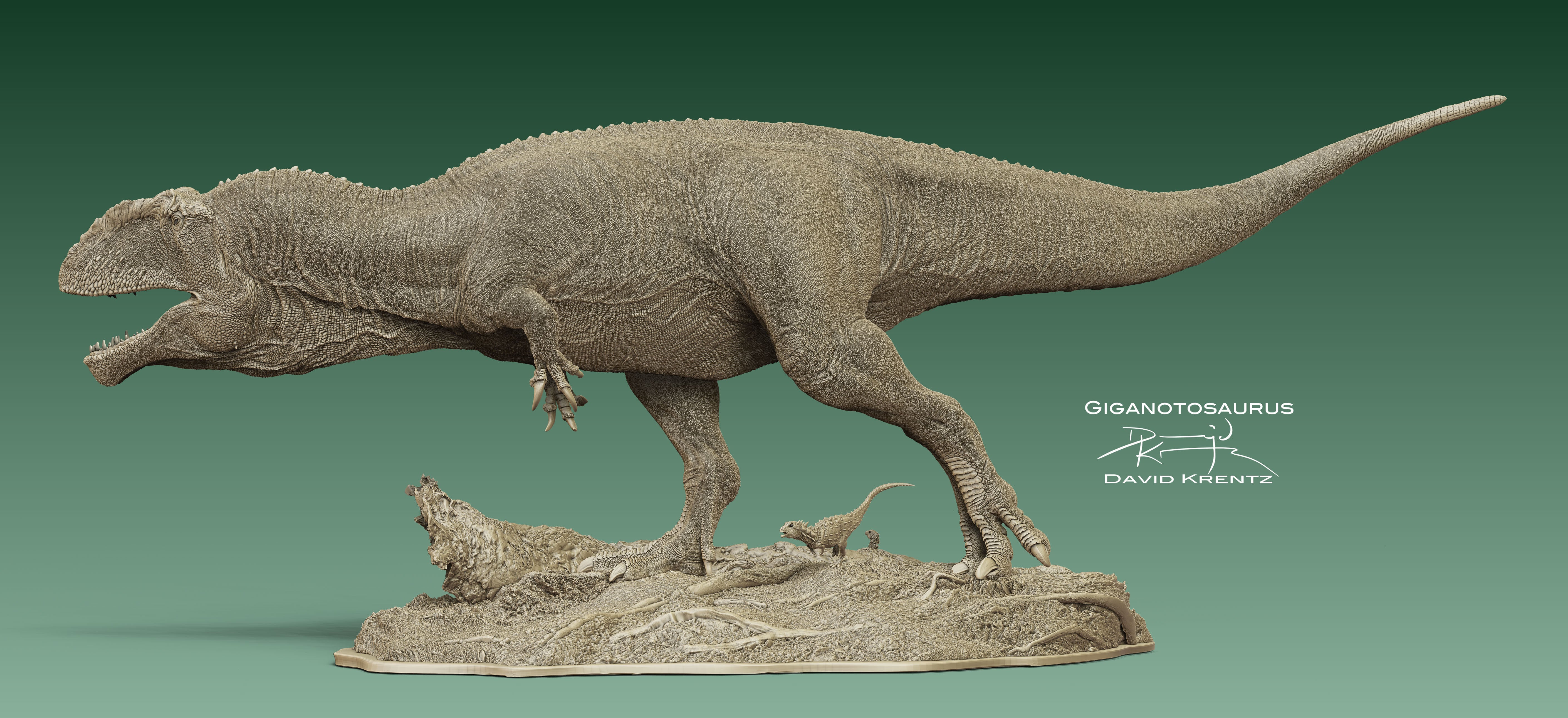 Anningpale Giganotosaurus carolinii Scene Model