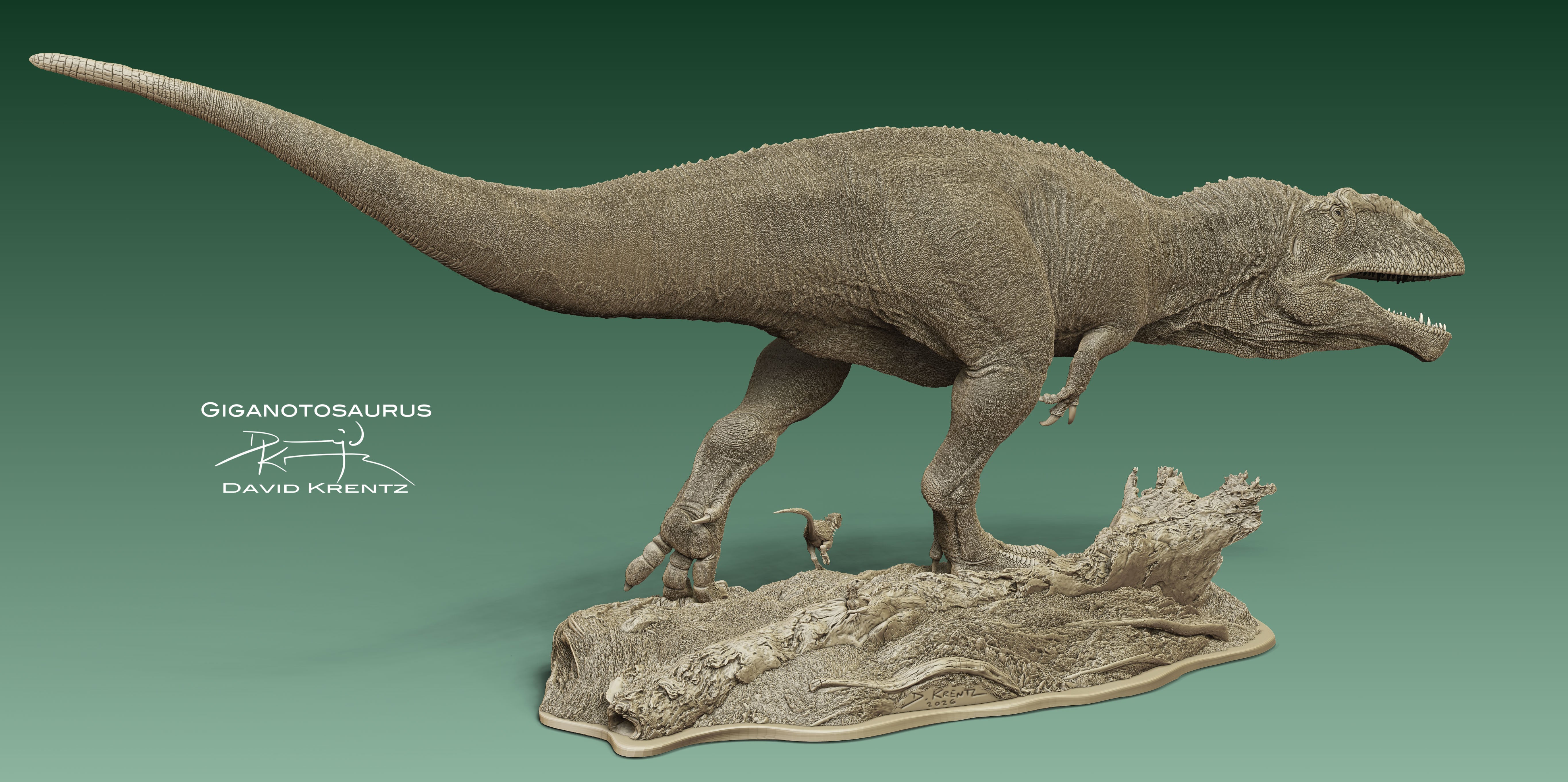 Anningpale Giganotosaurus carolinii Scene Model