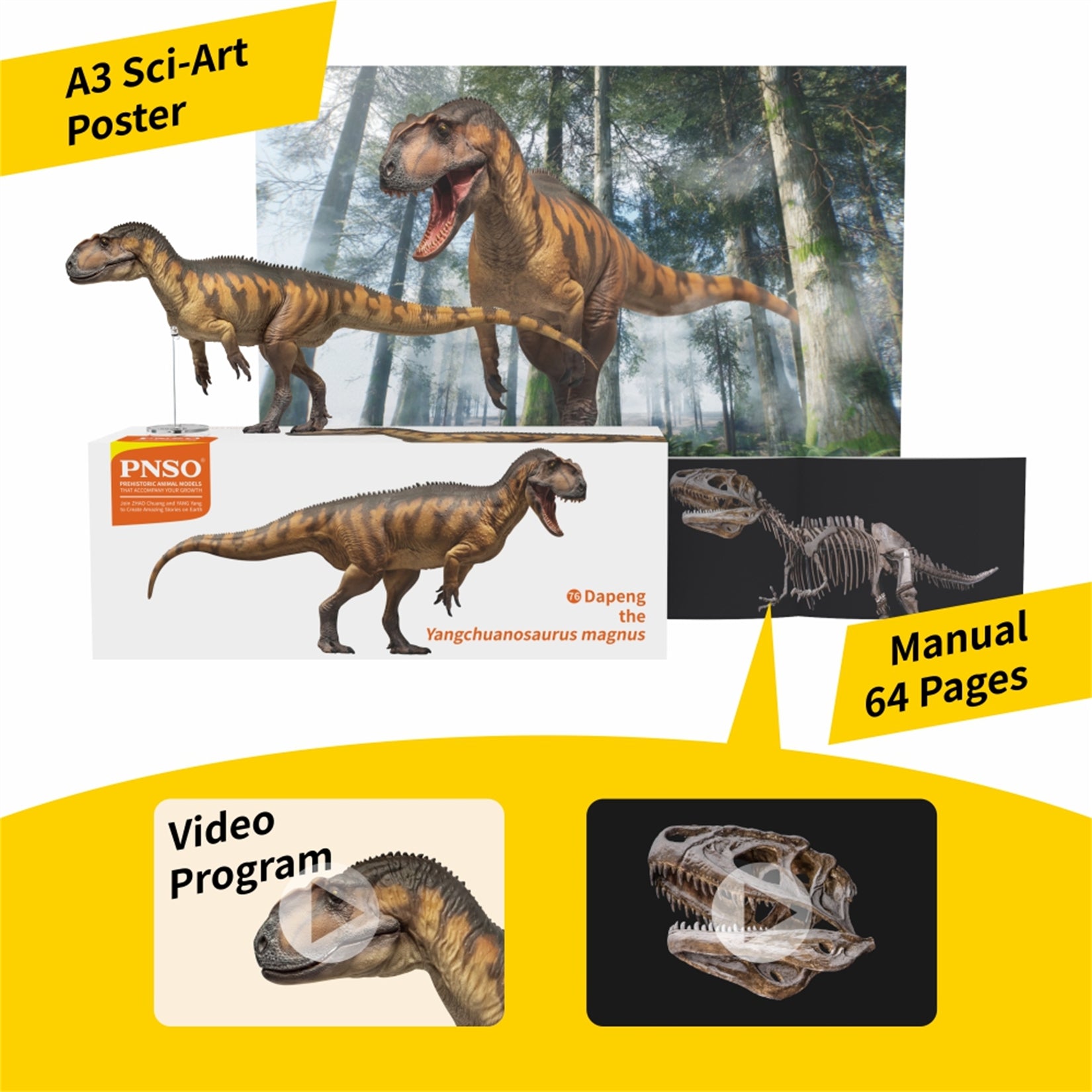 PNSO Yangchuanosaurus Magnus Dapeng Model