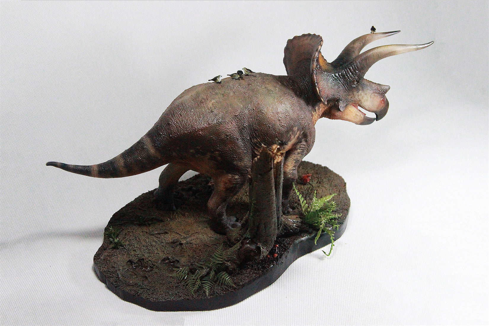 De CLAY Studio Triceratops prorsus Scene Statue Kit