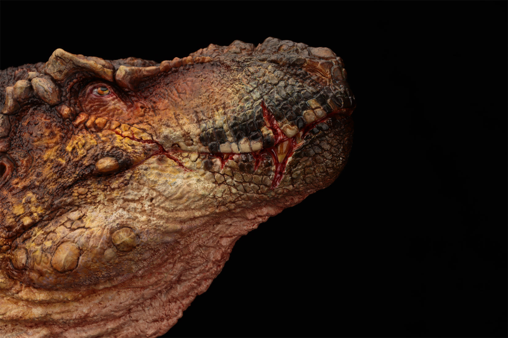 Ashine Alliance Tyrannosaurus Acheroraptor Scene Statue