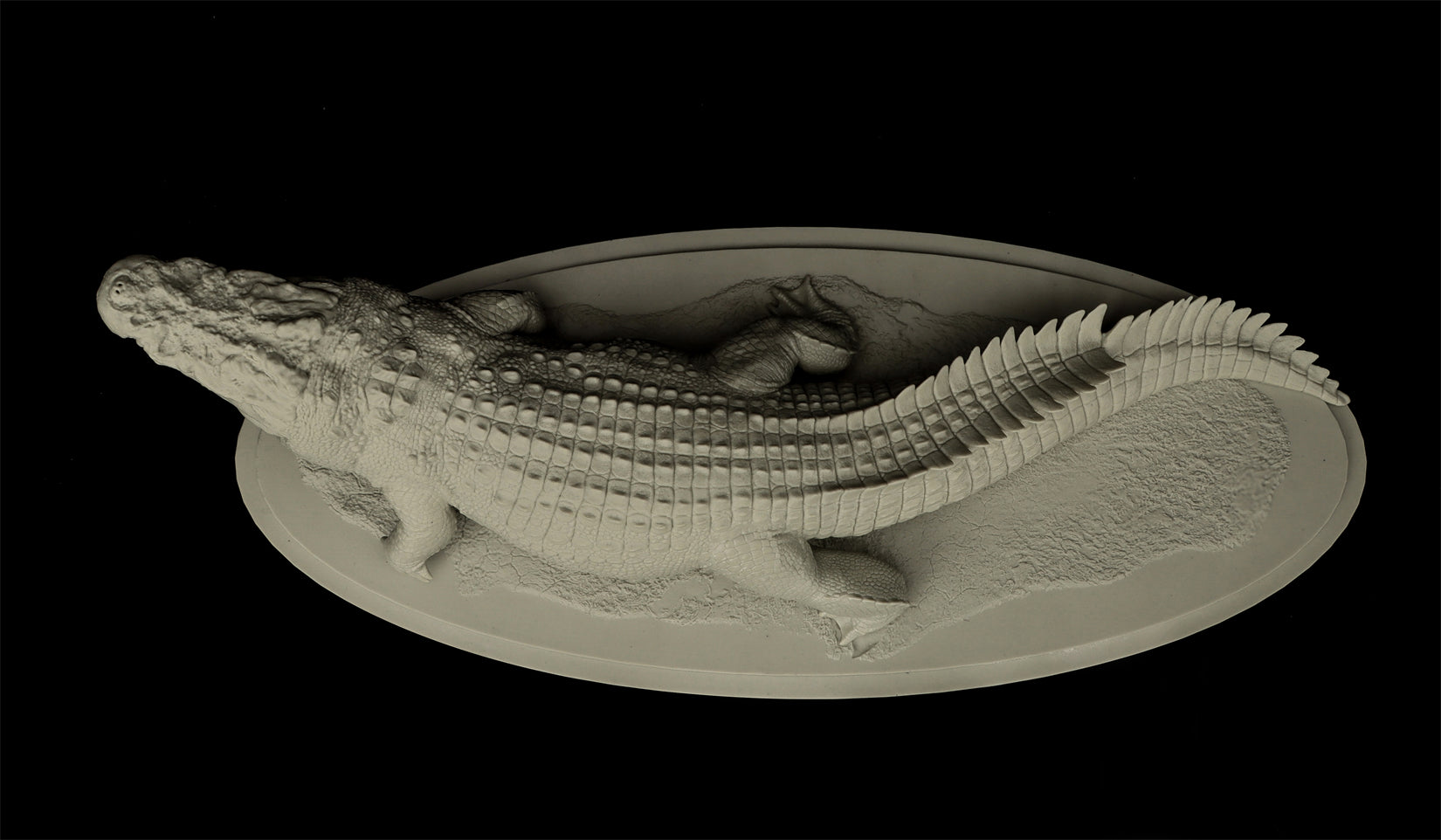 Das Crocs Man Studio Krokodil-Utan-Modell