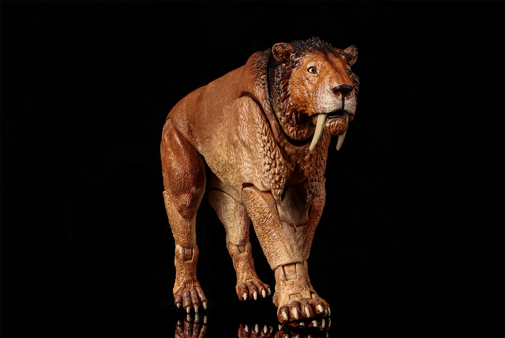 Bestien des Mesozoikums: Smilodon populator – Actionfigur im Maßstab 1:18