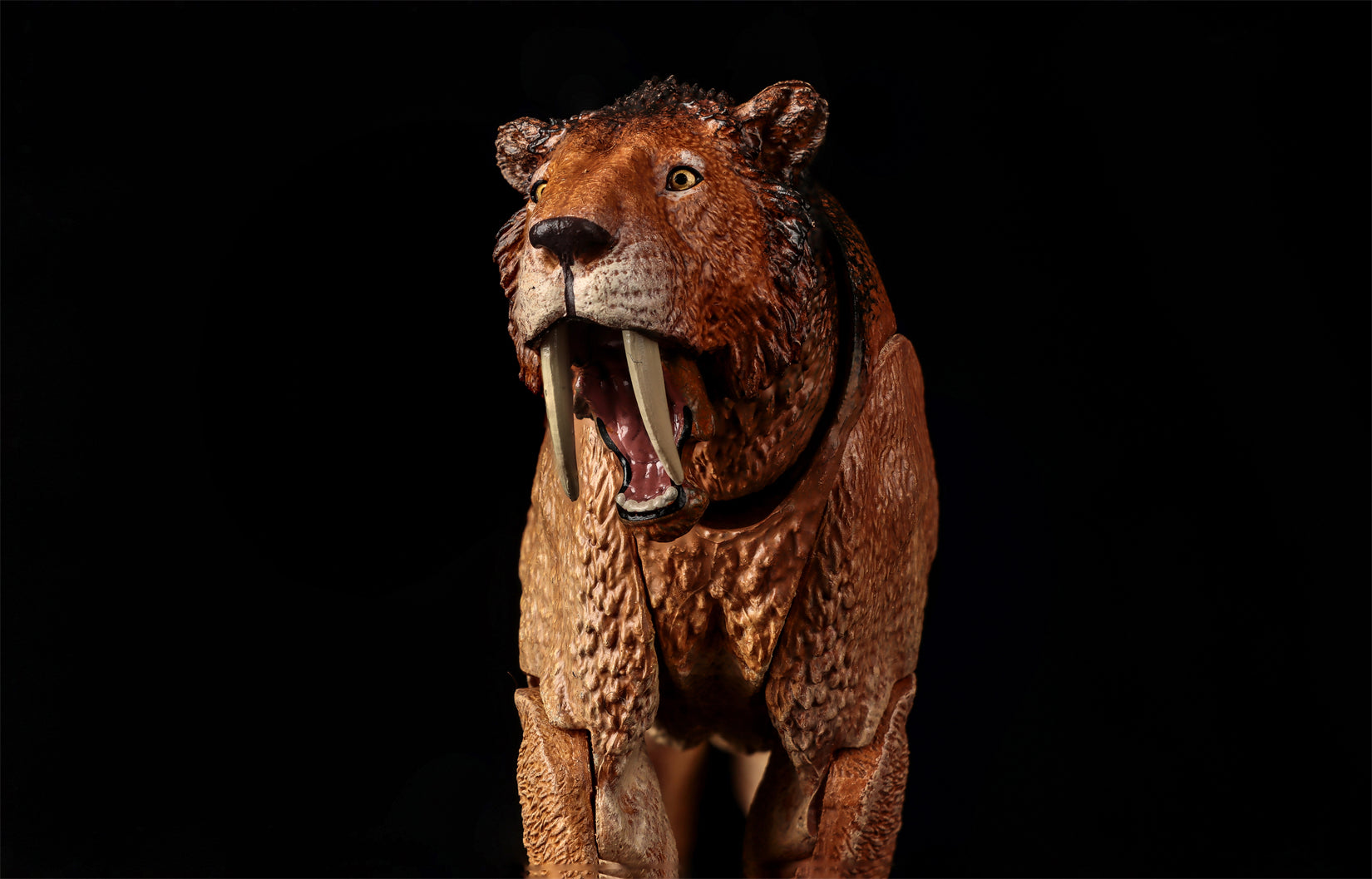 Bestien des Mesozoikums: Smilodon populator – Actionfigur im Maßstab 1:18