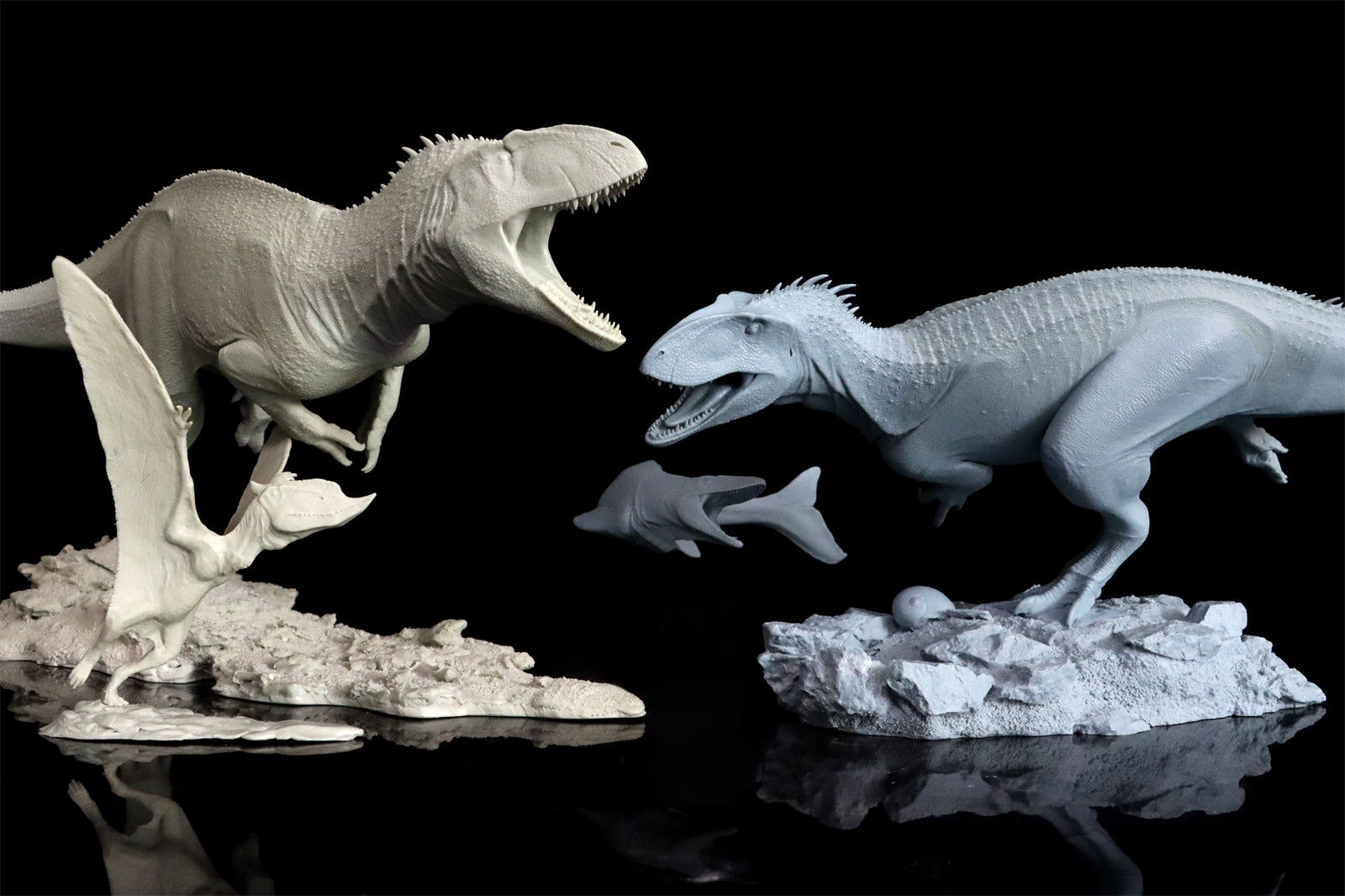 MK Studio 1:20 Scale Sinraptor Couple Scene Statue