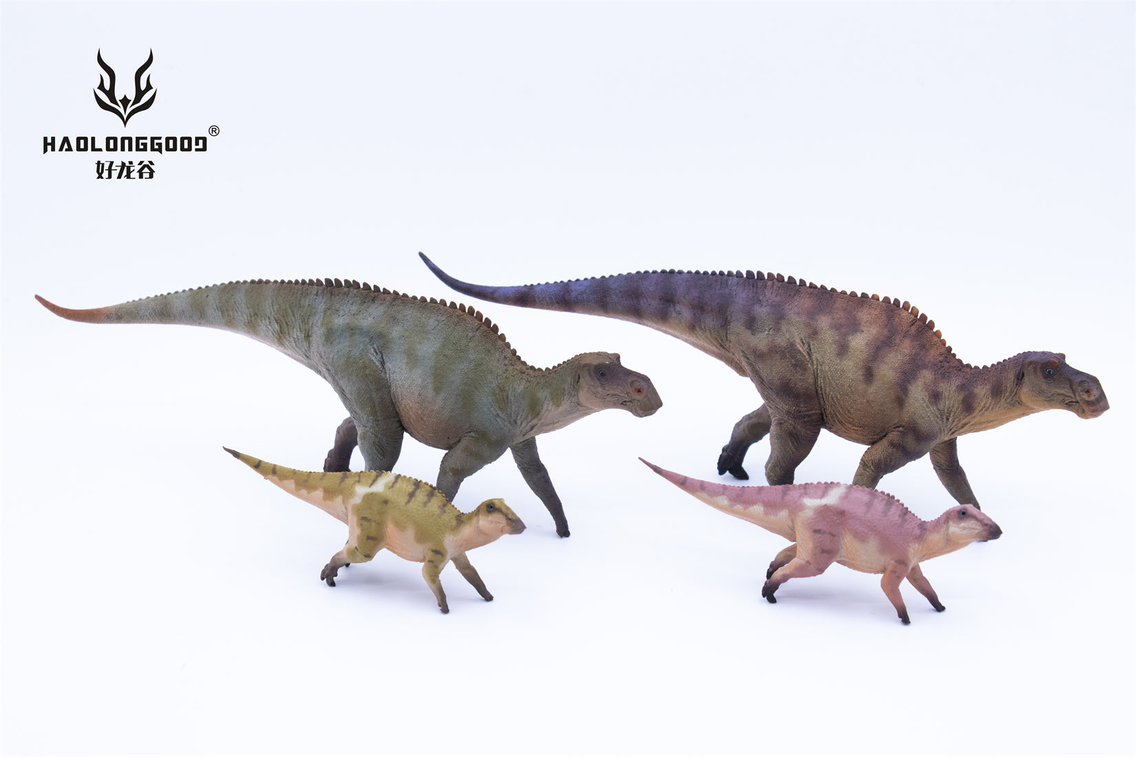HAOLONGGOOD 1:35 Scale Maiasaura Mother and Son Model