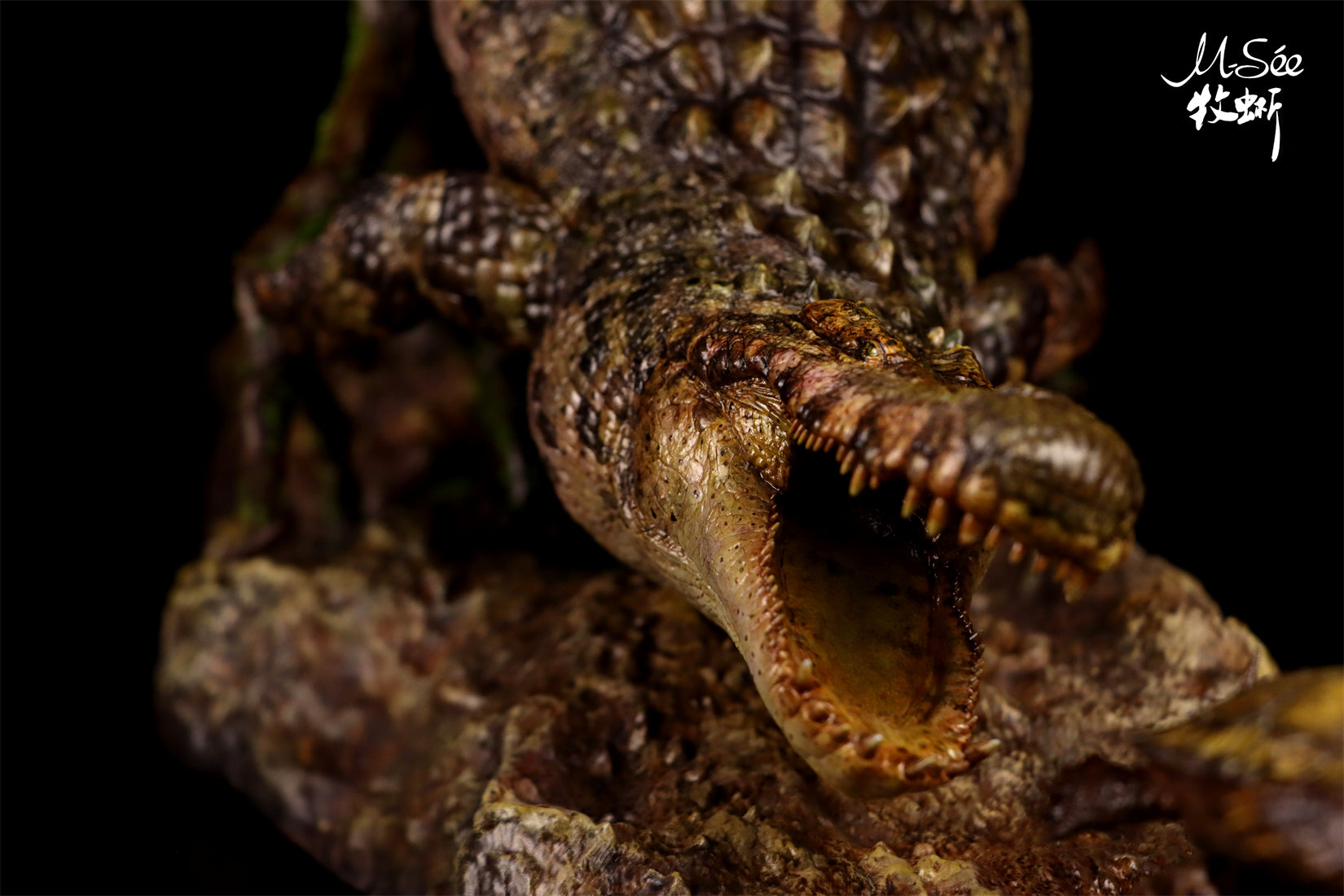 MuSee Studio Purussaurus Hunting Stupendemys Scene